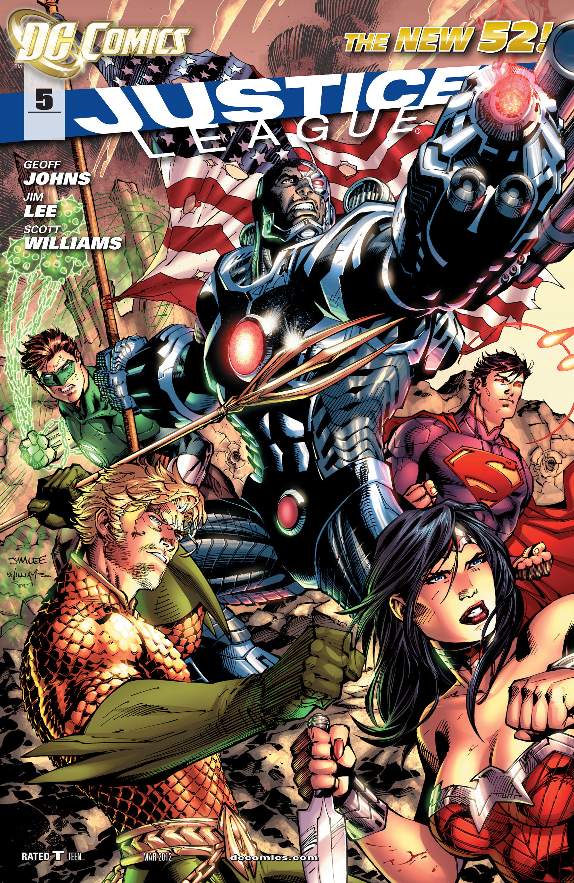 Read online Justice League (2011) comic -  Issue #5 - 1