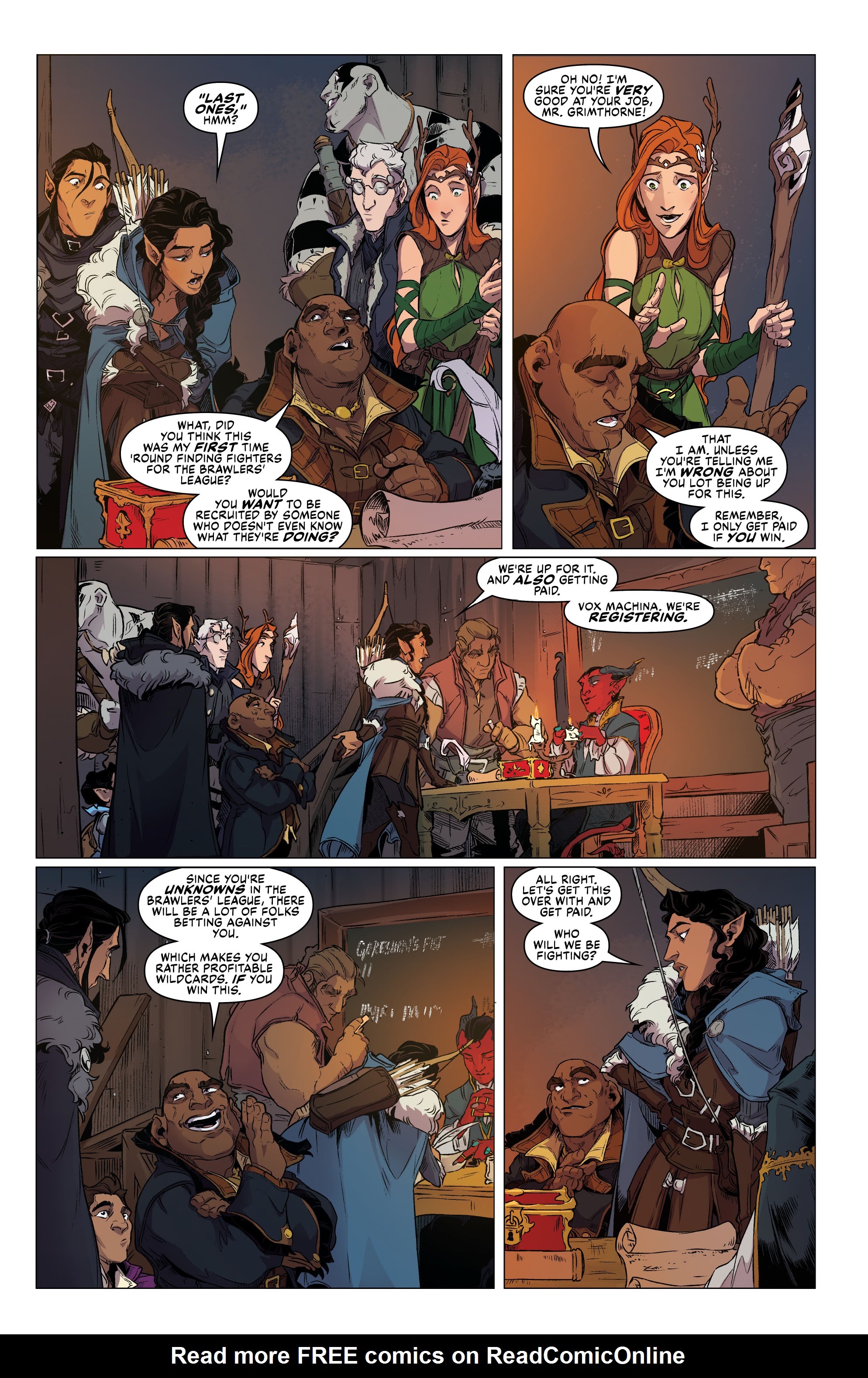 Read online Critical Role: Vox Machina Origins III comic -  Issue #1 - 21