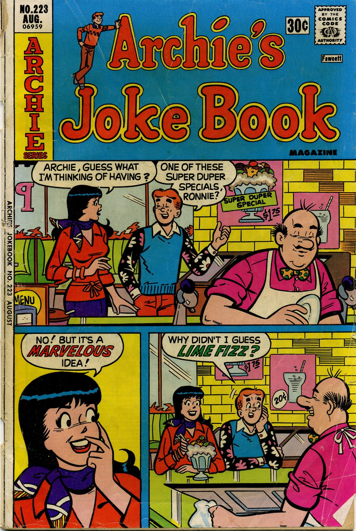 Read online Archie's Joke Book Magazine comic -  Issue #223 - 1
