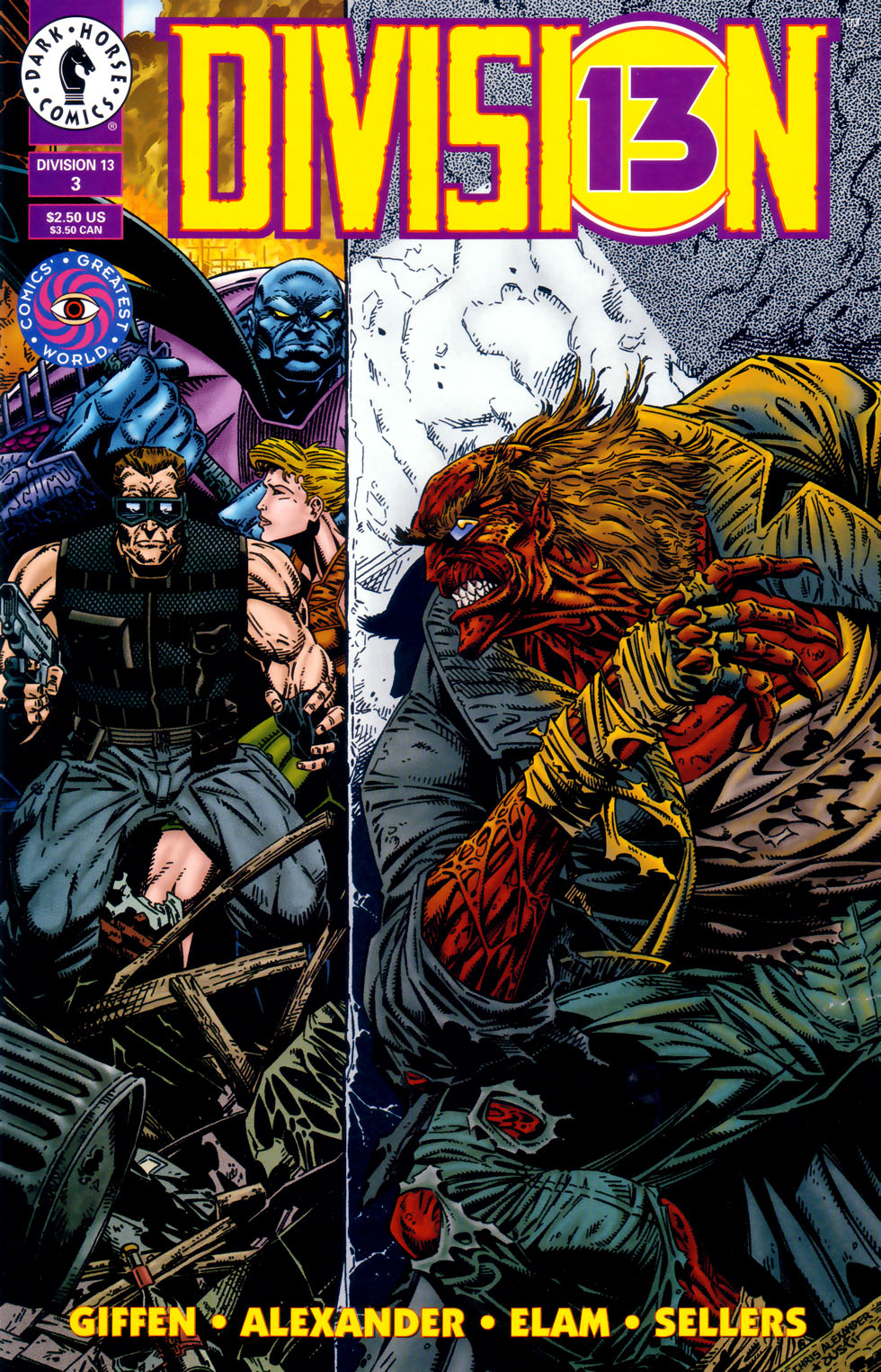 Read online Division 13 comic -  Issue #3 - 1