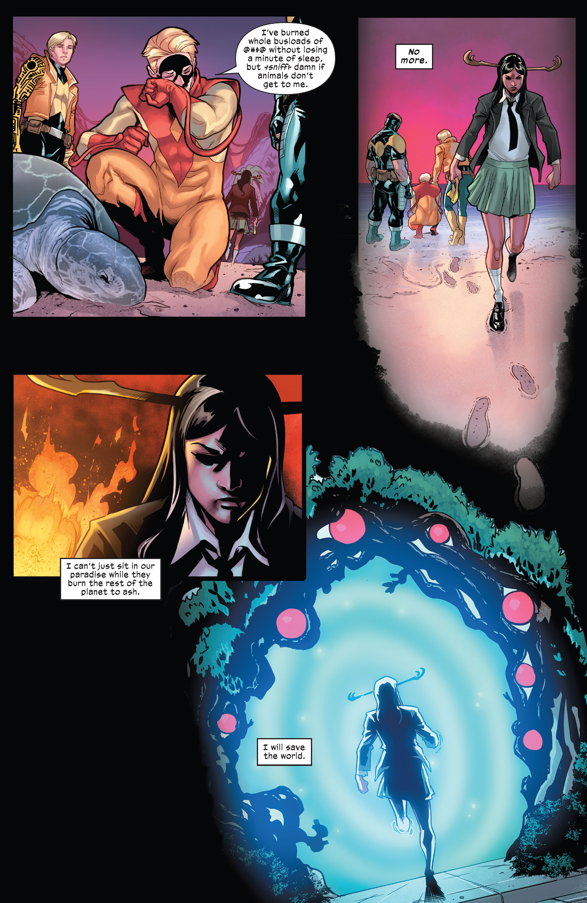 Read online X-Men Unlimited: X-Men Green comic -  Issue #1 - 5