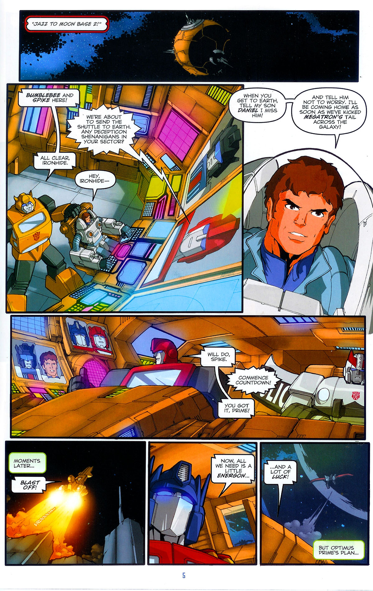 Read online The Transformers: The Animated Movie comic -  Issue #1 - 6