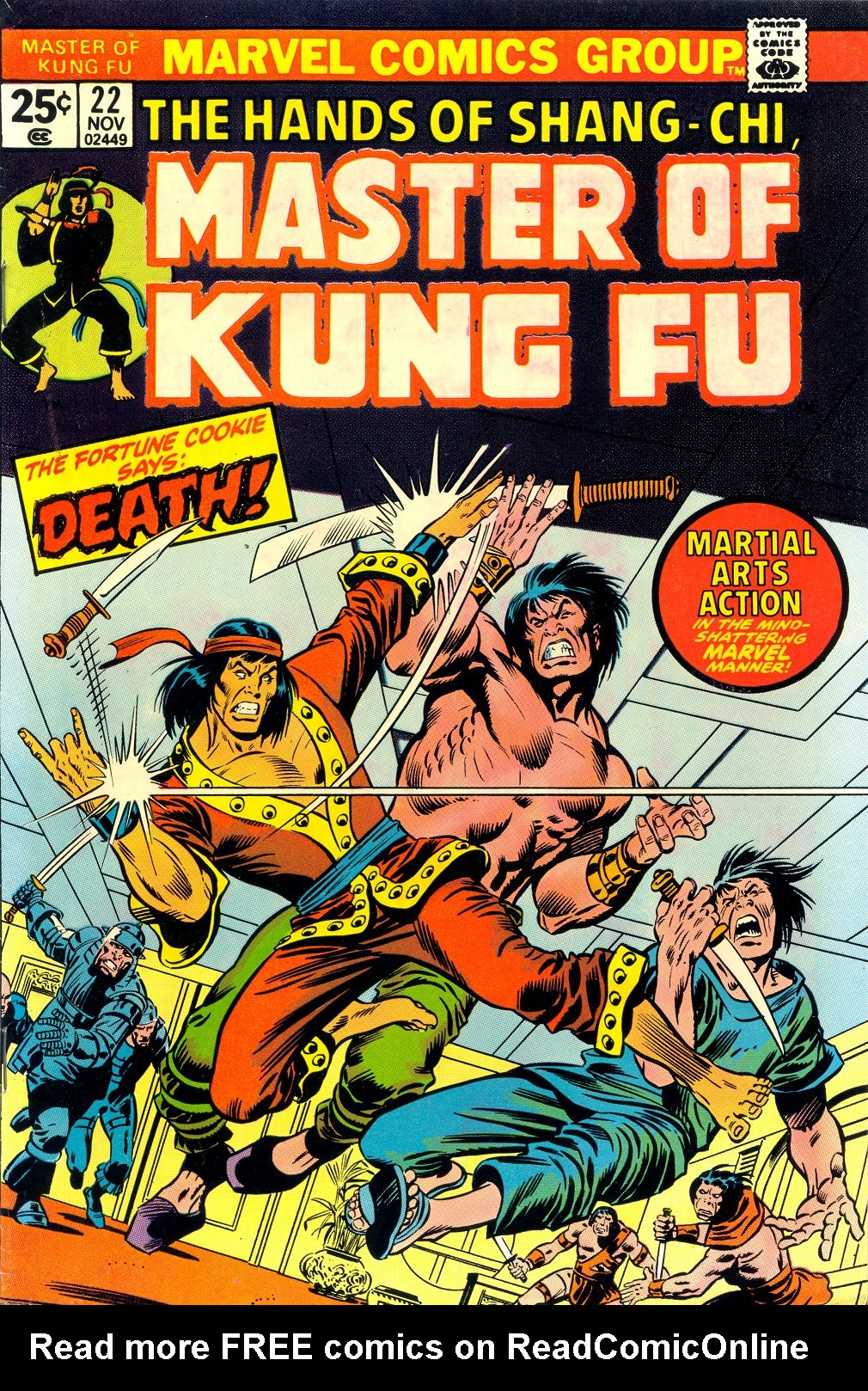 Read online Master of Kung Fu (1974) comic -  Issue #22 - 1