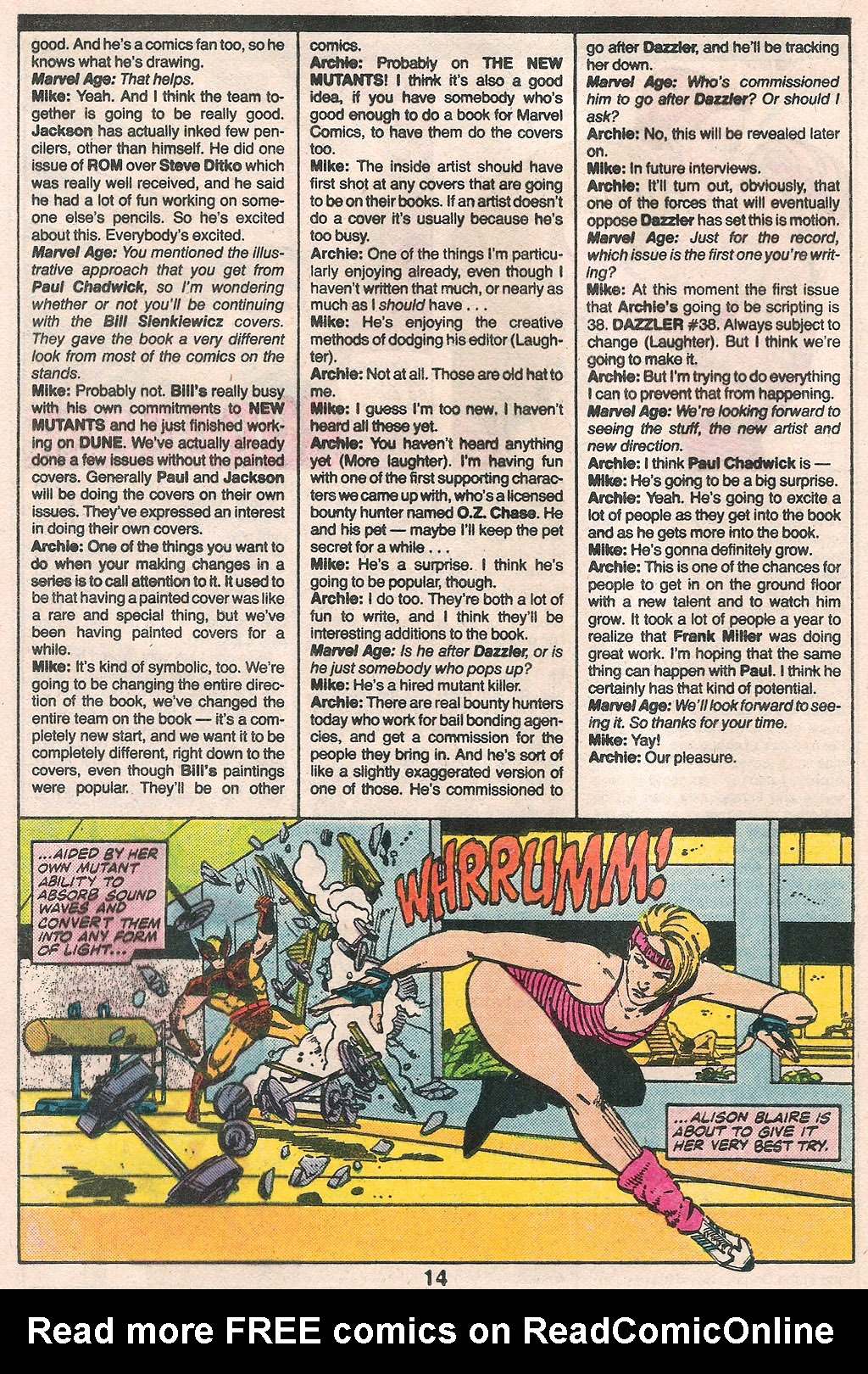 Read online Marvel Age comic -  Issue #28 - 16