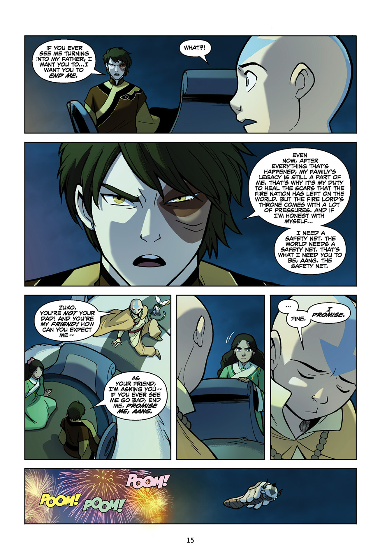 Read online Nickelodeon Avatar: The Last Airbender - The Promise comic -  Issue # Part 1 - 16