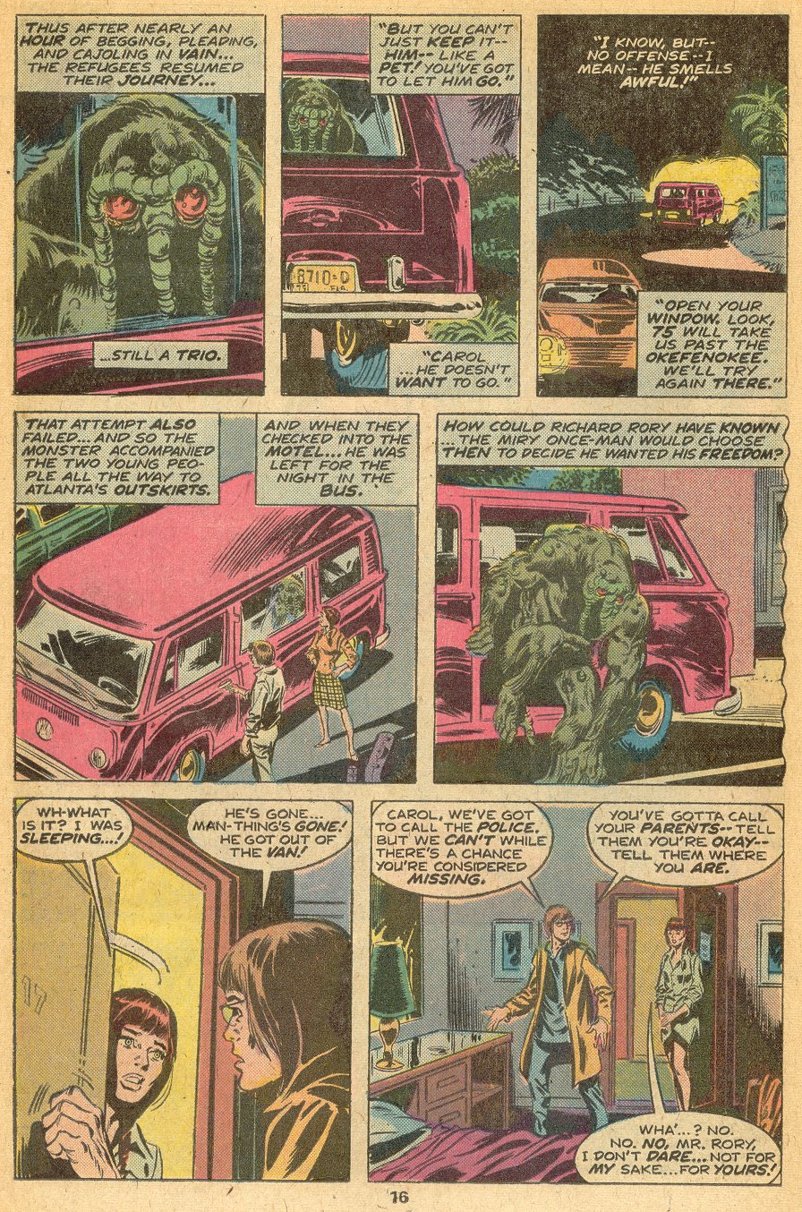Read online Man-Thing (1974) comic -  Issue #19 - 11