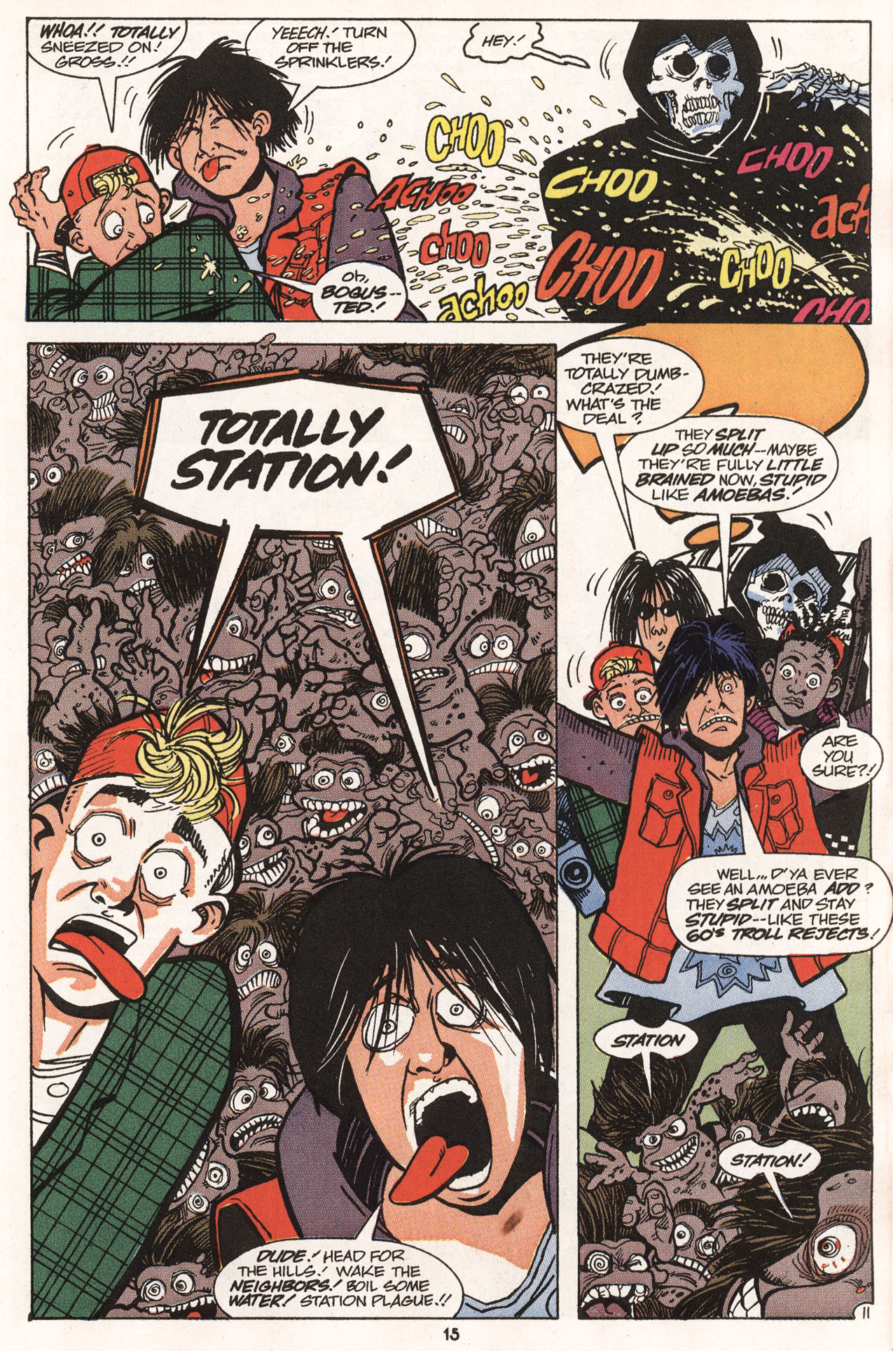 Read online Bill & Ted's Excellent Comic Book comic -  Issue #4 - 16