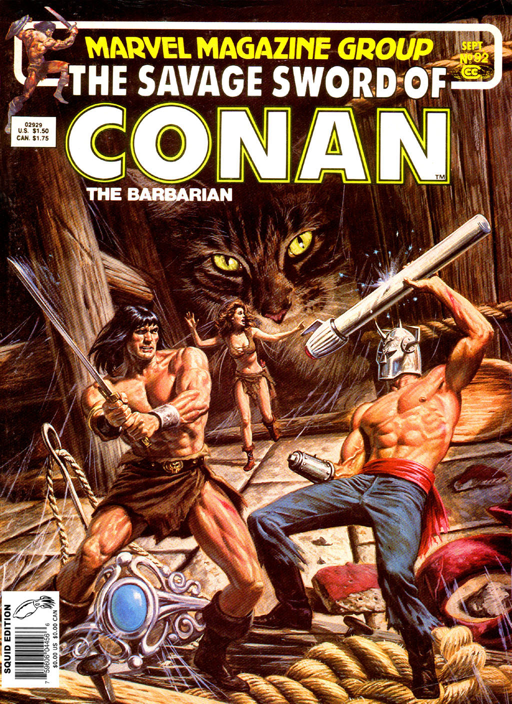 Read online The Savage Sword Of Conan comic -  Issue #92 - 1