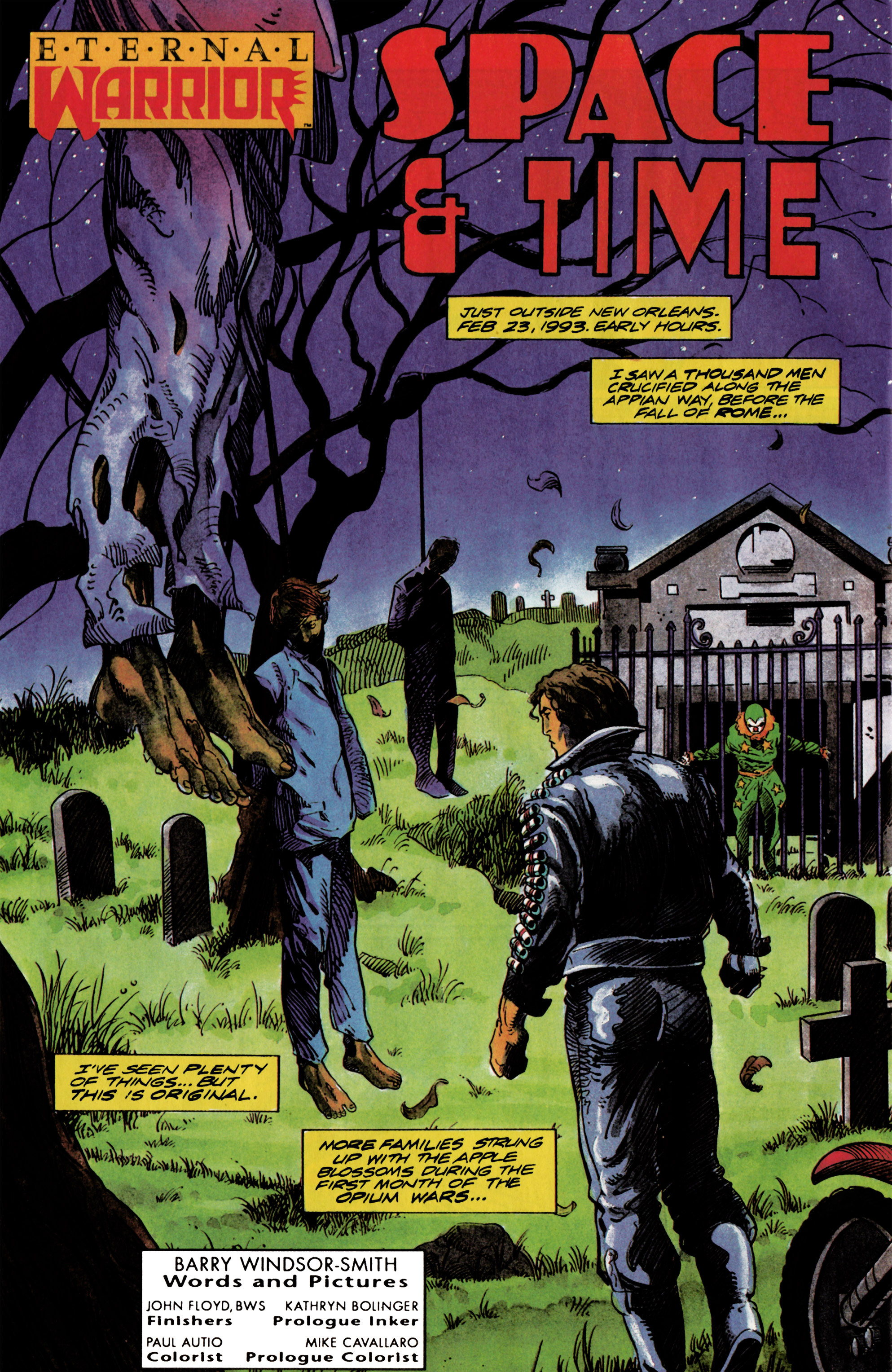 Read online Eternal Warrior (1992) comic -  Issue #7 - 7