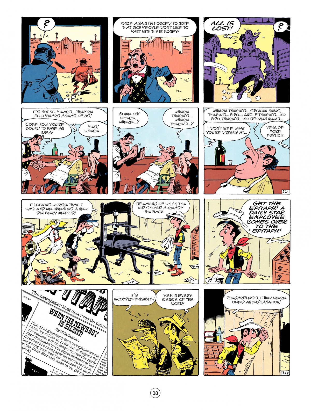 Read online A Lucky Luke Adventure comic -  Issue #41 - 38