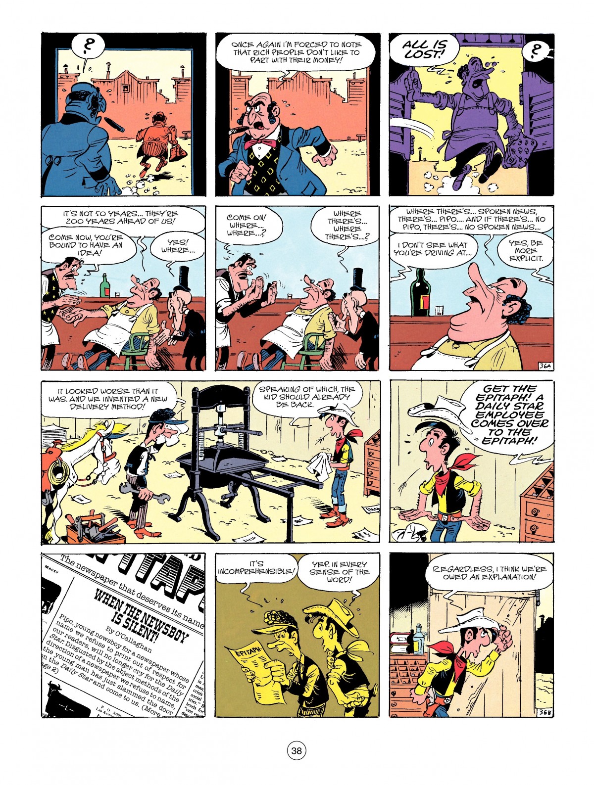 A Lucky Luke Adventure issue 41 - Page 38