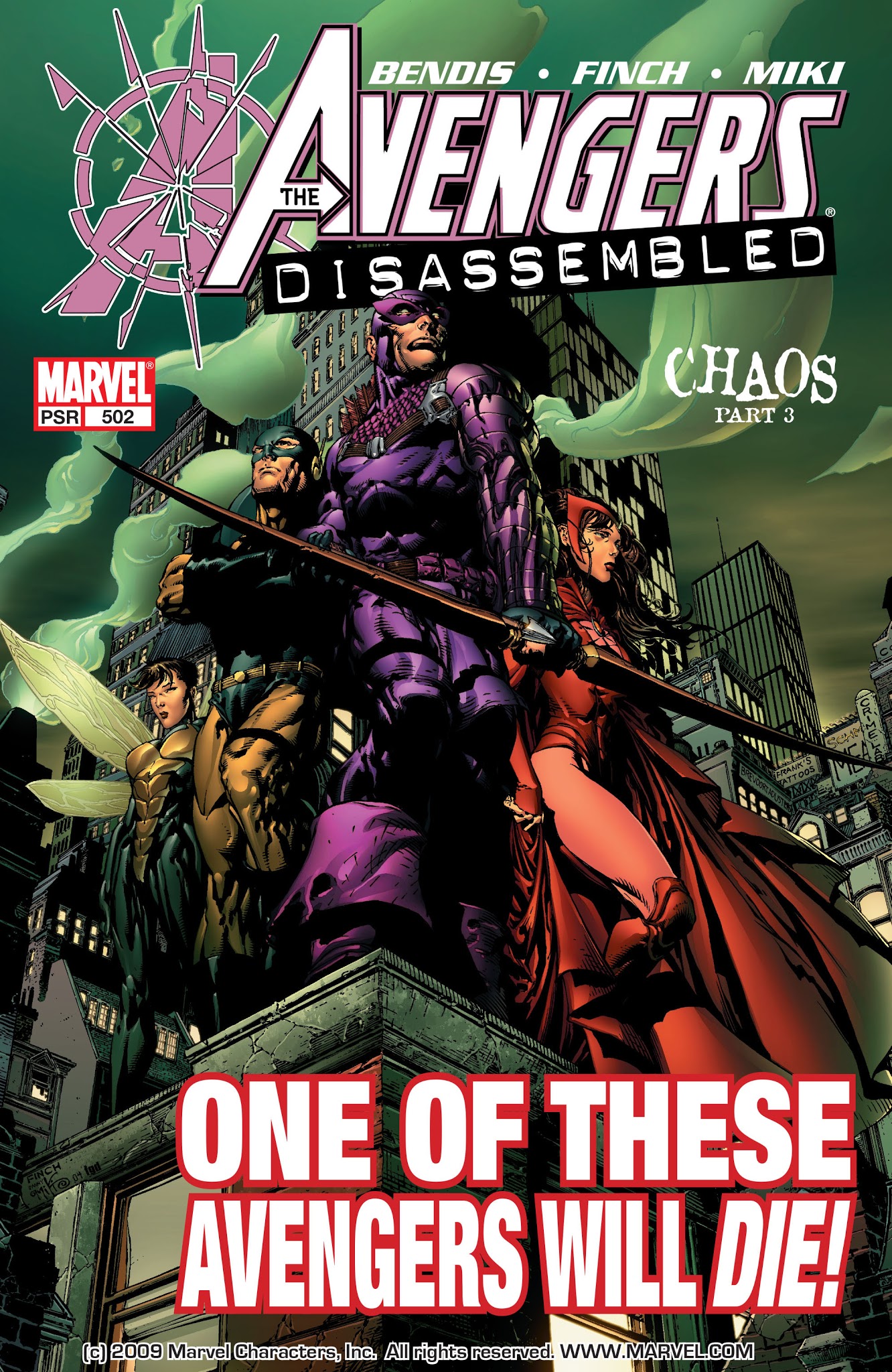 Read online Avengers Disassembled comic -  Issue #3 - 1