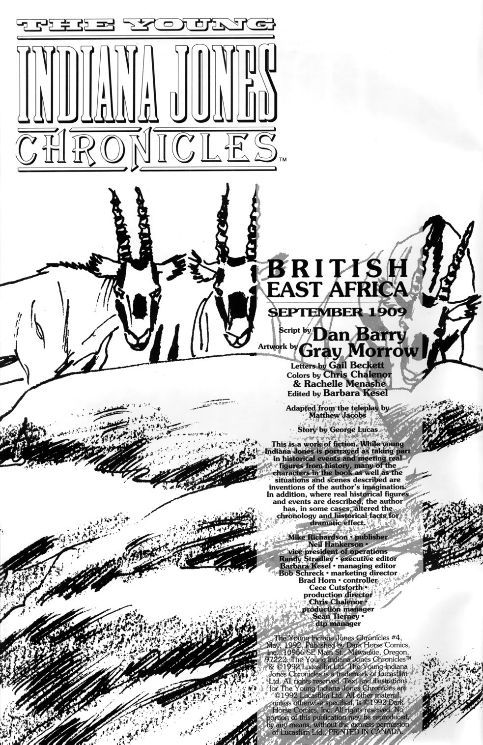 Read online Young Indiana Jones Chronicles comic -  Issue #4 - 2