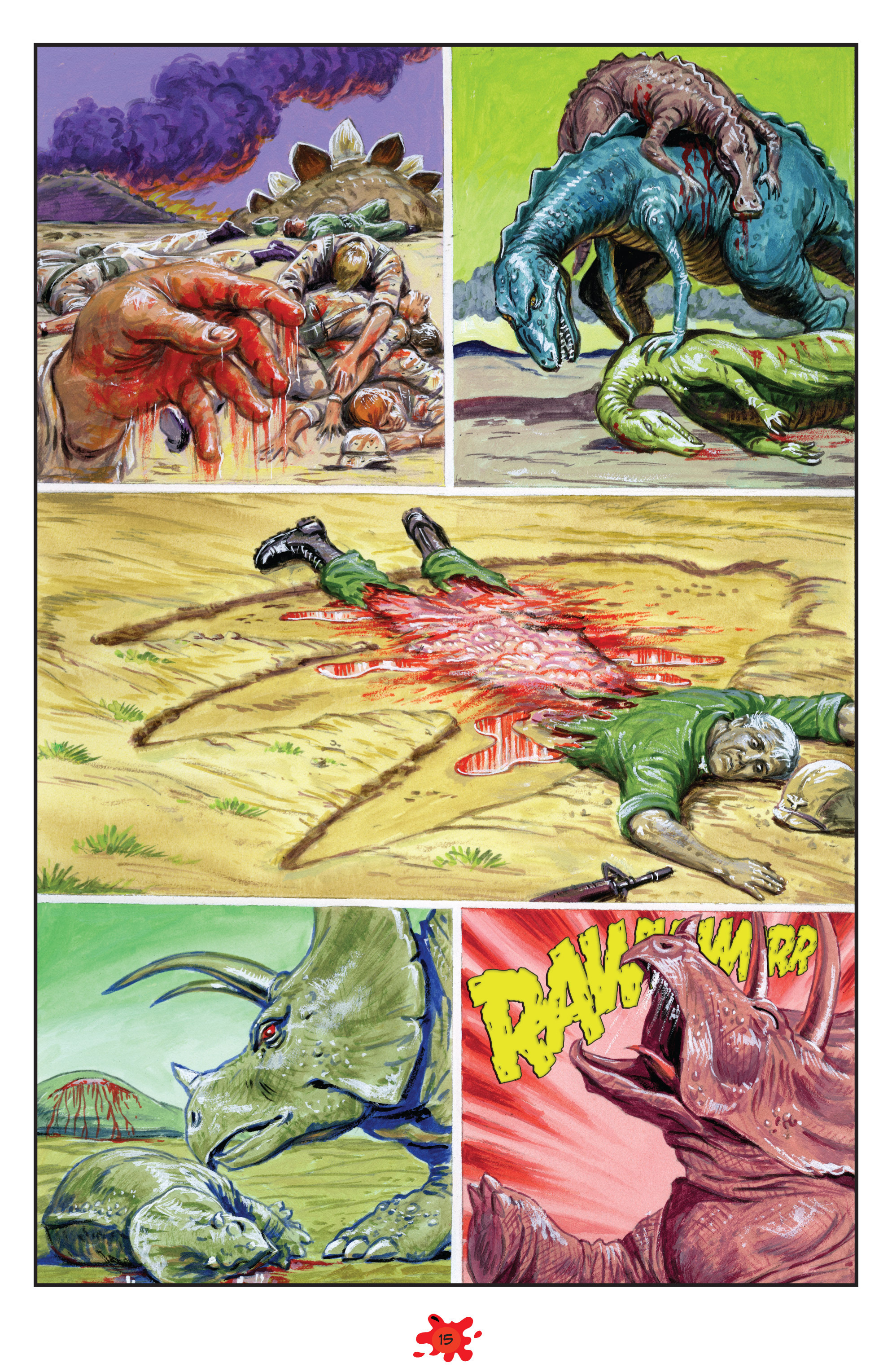 Read online Dinosaurs Attack! comic -  Issue #4 - 17