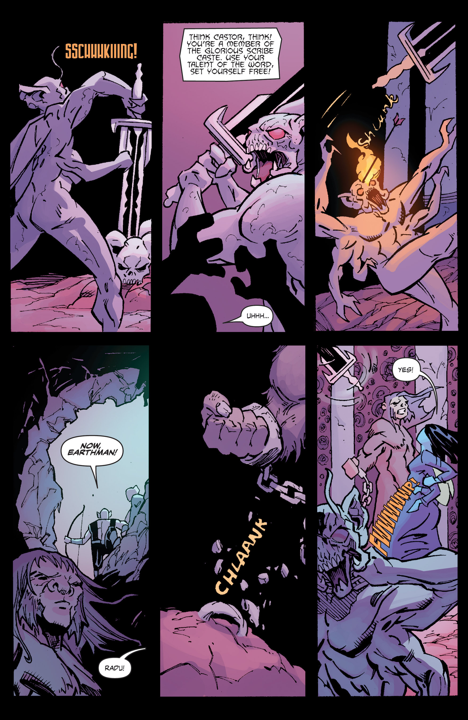 Read online Bigfoot: Sword of the Earthman (2015) comic -  Issue #3 - 17