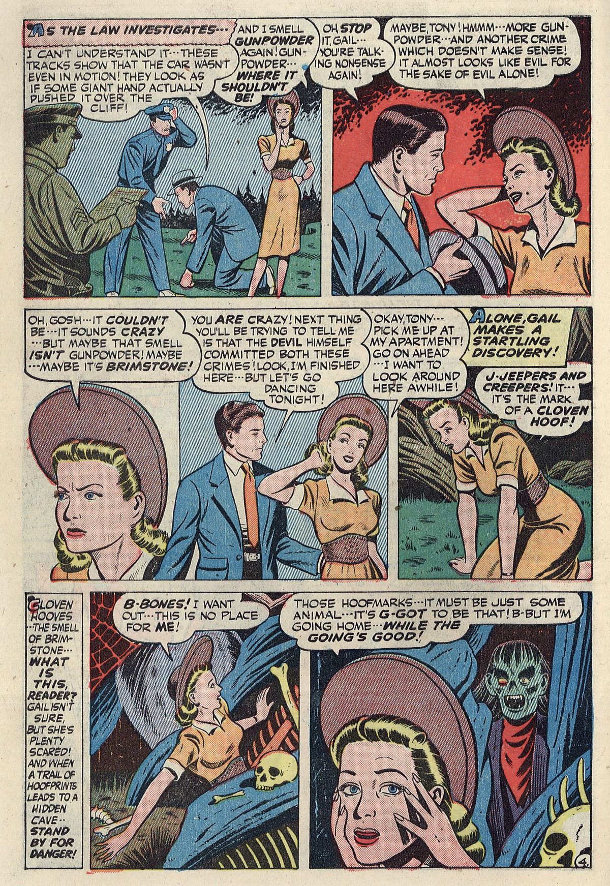 Read online Adventures Into The Unknown comic -  Issue #1 - 14