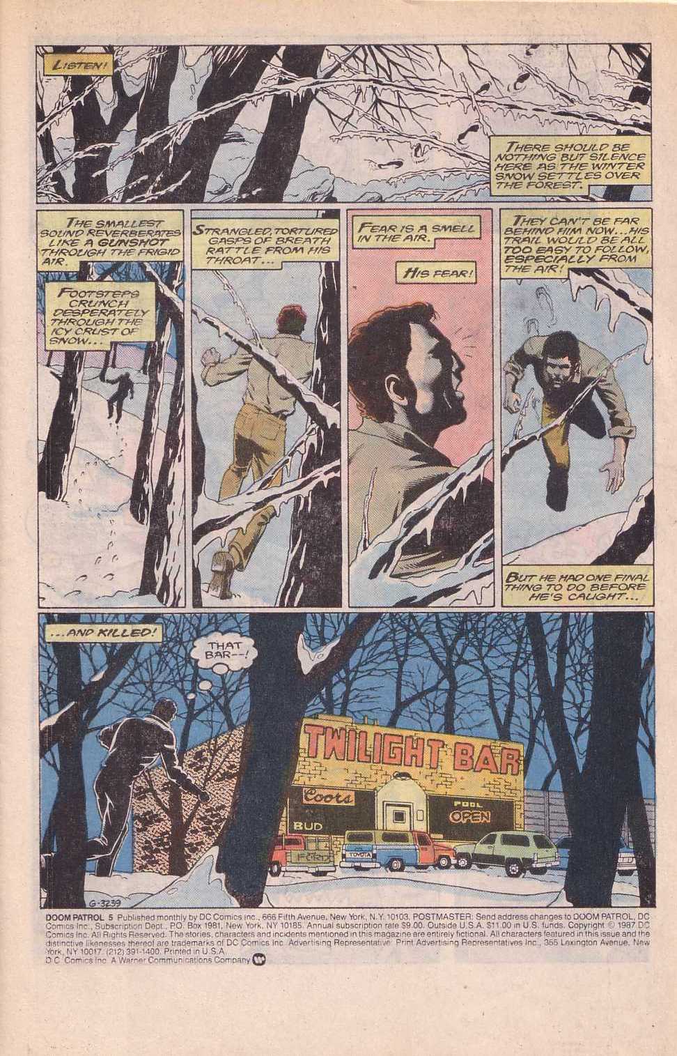 Read online Doom Patrol (1987) comic -  Issue #5 - 2