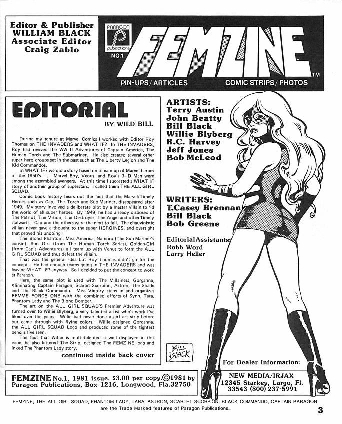 Read online Femzine comic -  Issue #1 - 3
