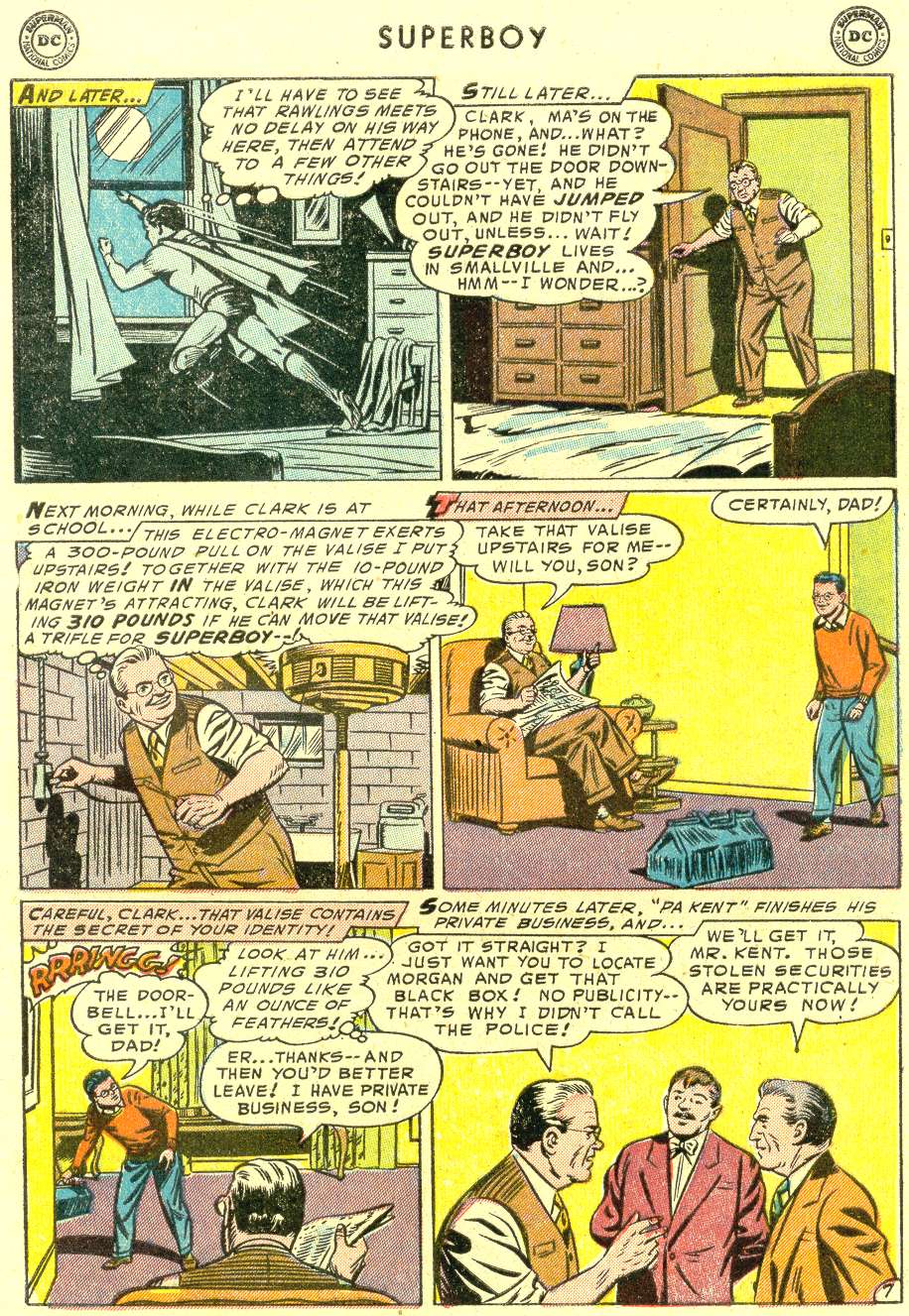 Read online Superboy (1949) comic -  Issue #42 - 8