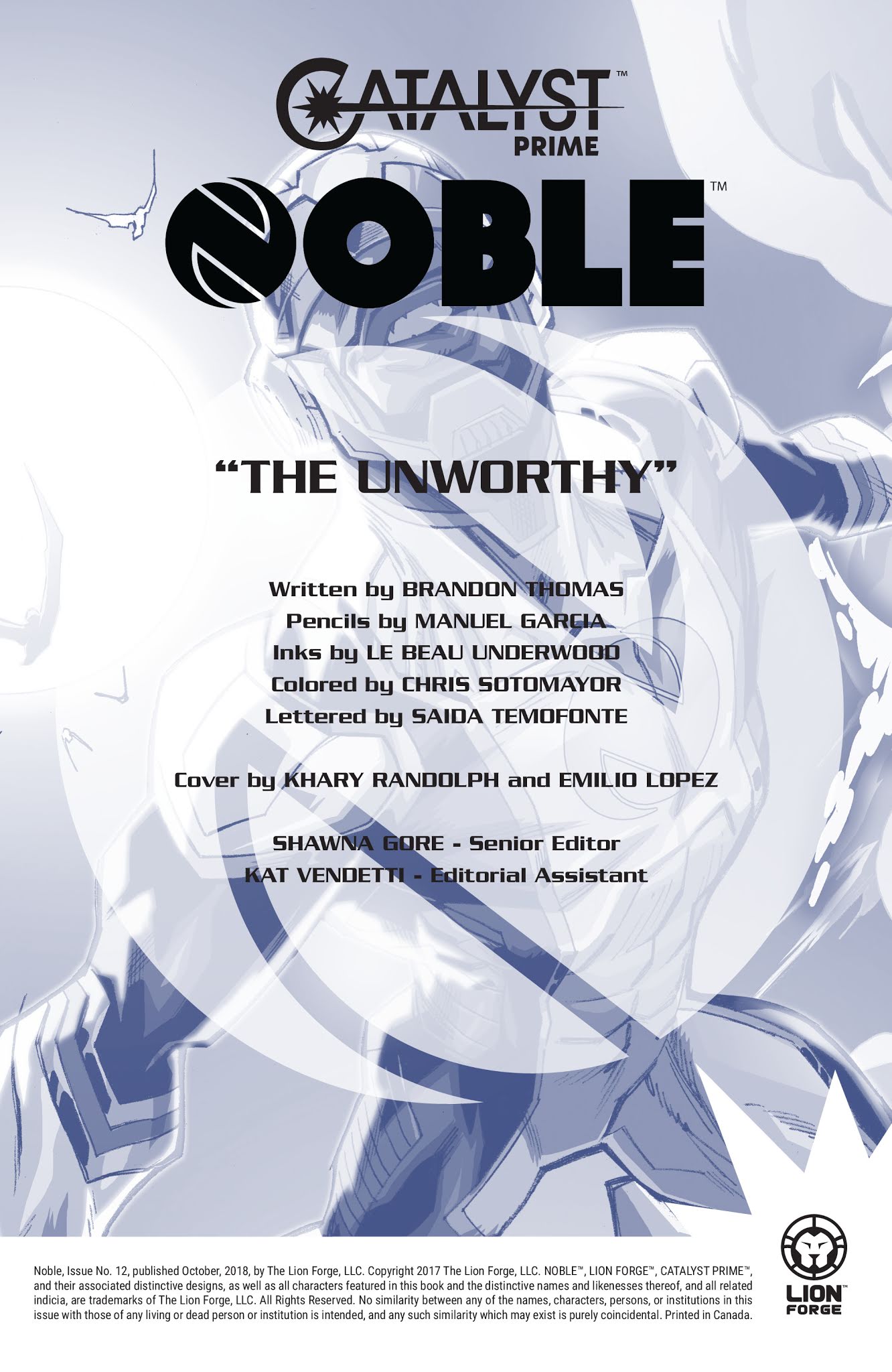 Read online Noble comic -  Issue #12 - 2