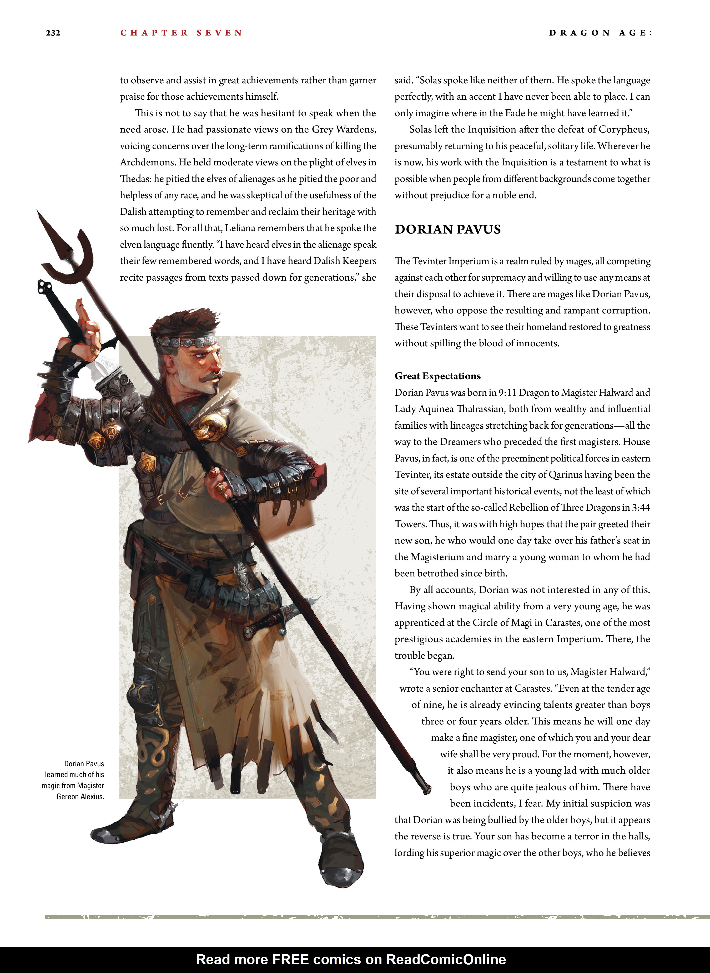 Read online Dragon Age: The World of Thedas comic -  Issue # TPB 2 - 227