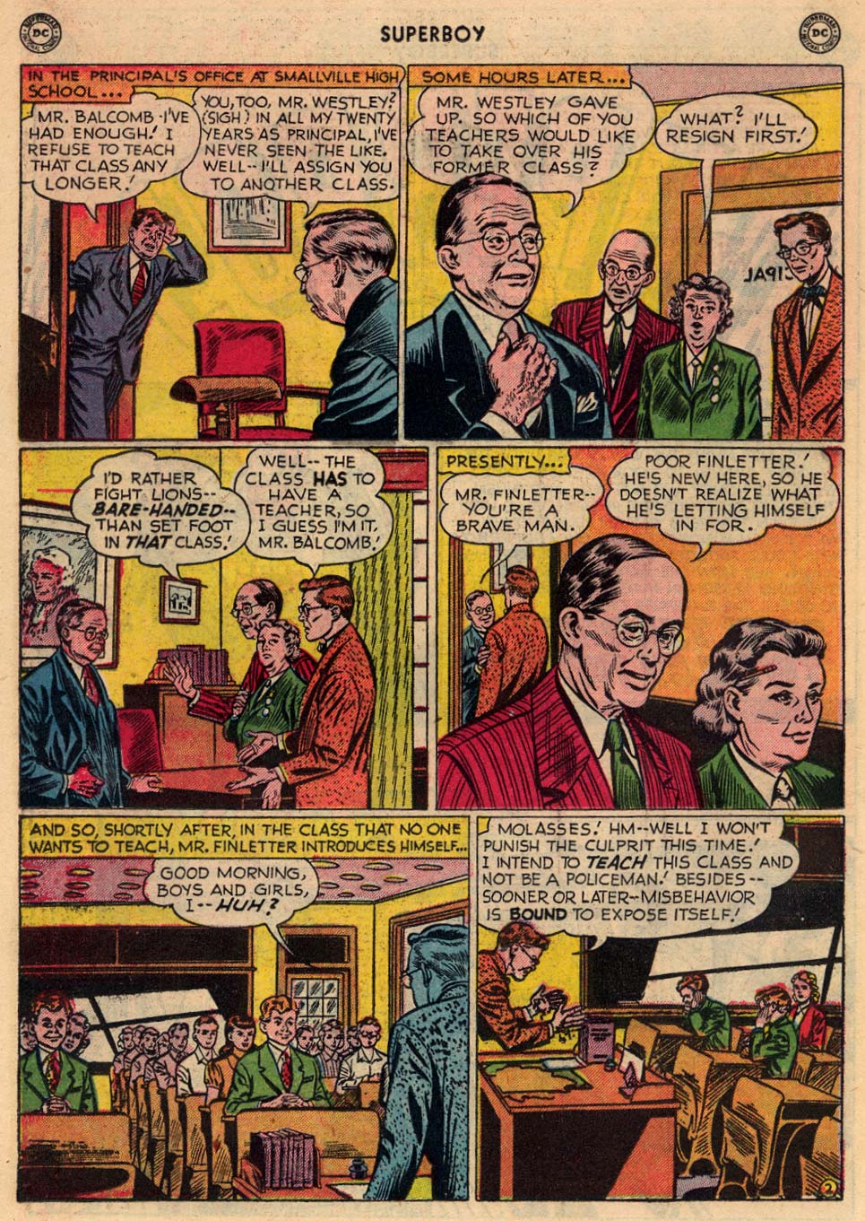 Read online Superboy (1949) comic -  Issue #13 - 31