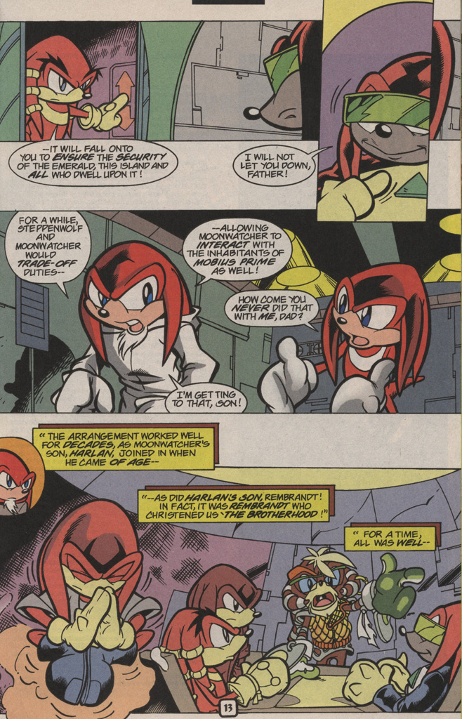 Read online Knuckles the Echidna comic -  Issue #25 - 17