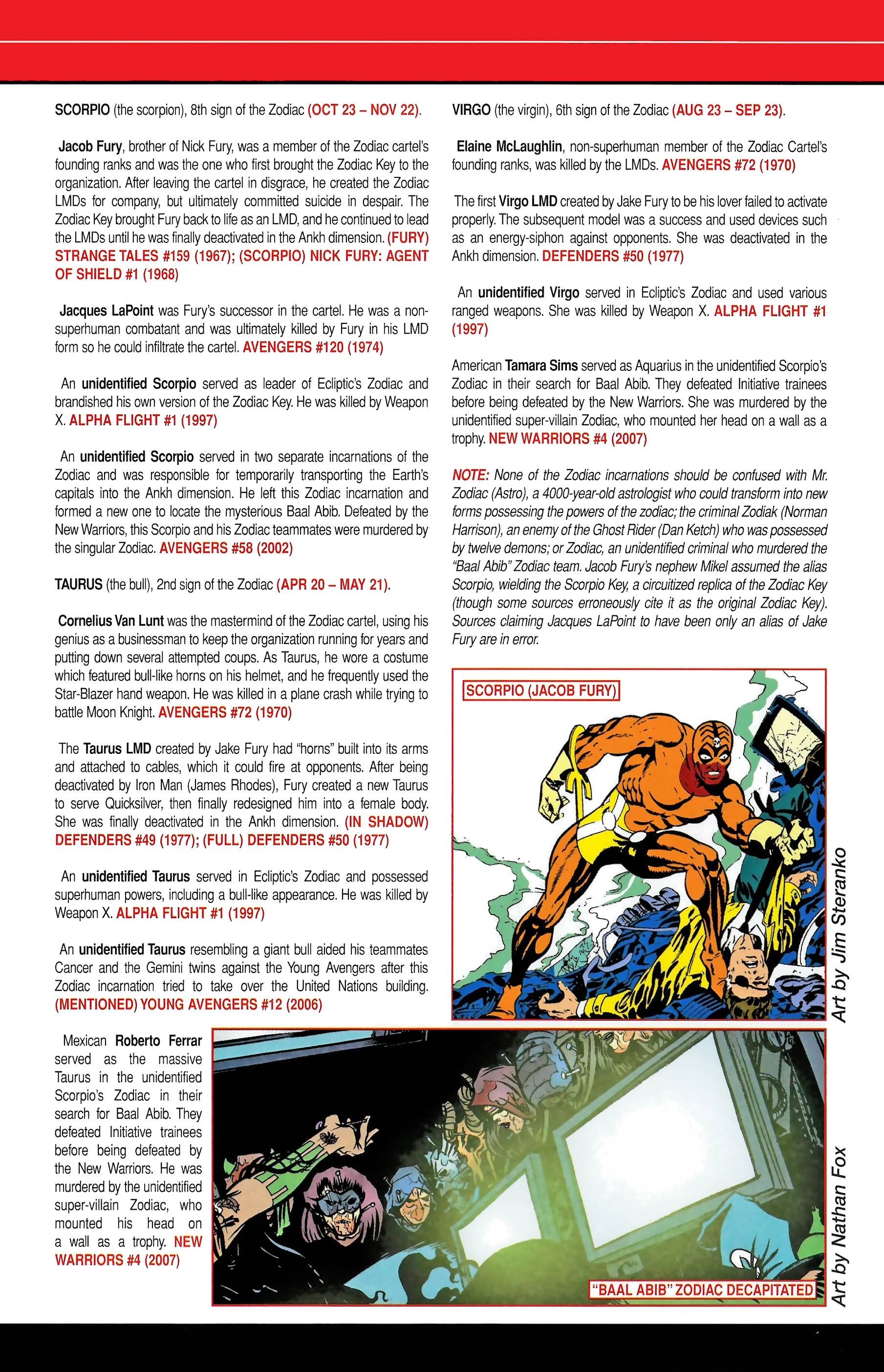 Read online Official Handbook of the Marvel Universe A to Z comic -  Issue # TPB 14 (Part 1) - 19