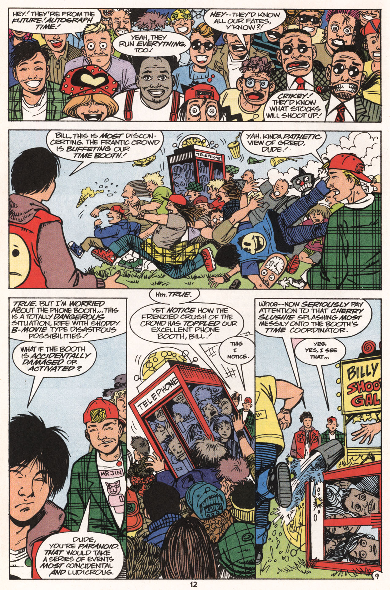 Read online Bill & Ted's Excellent Comic Book comic -  Issue #12 - 13