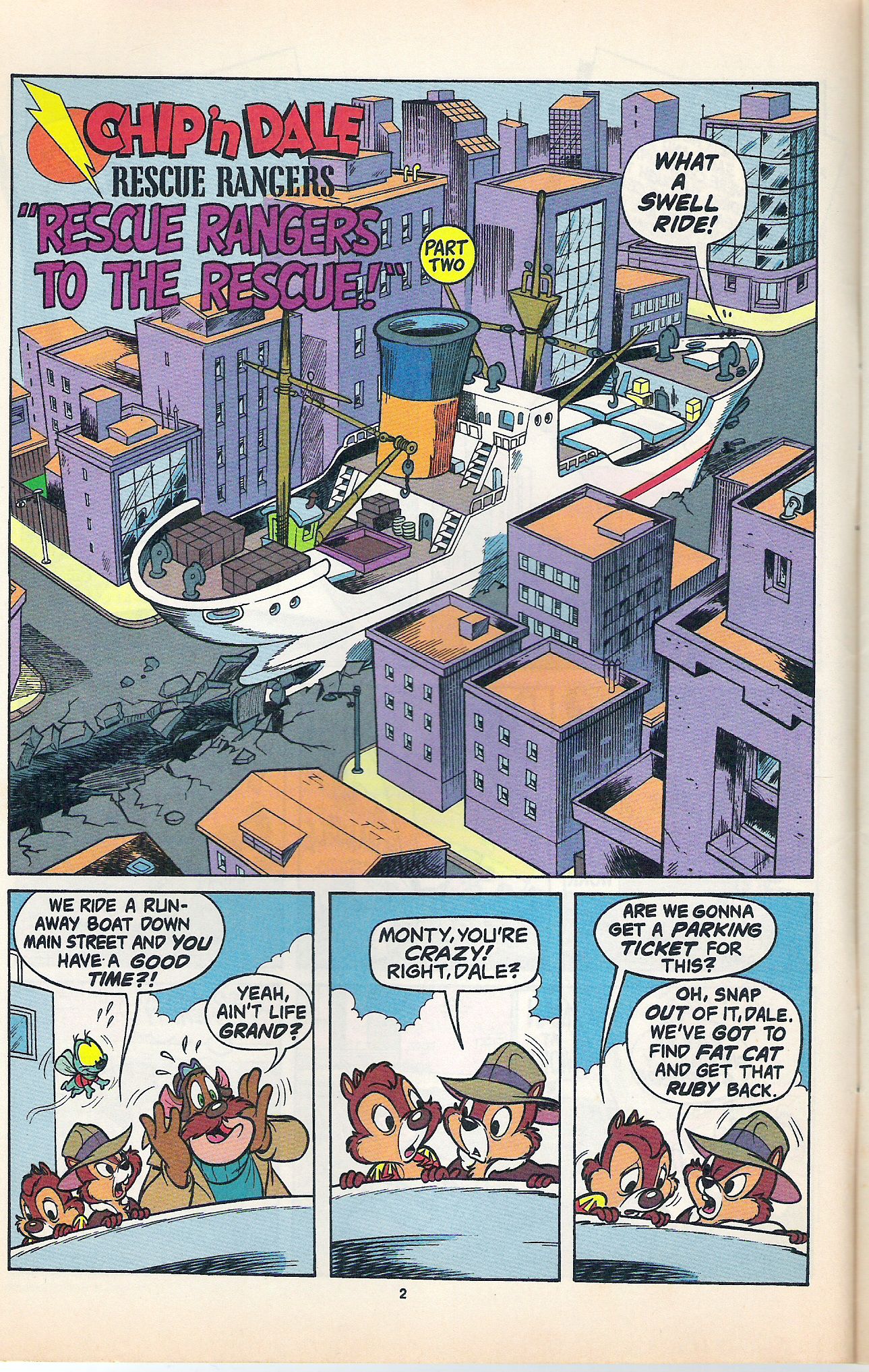 Read online Disney's Chip 'N Dale Rescue Rangers comic -  Issue #2 - 4