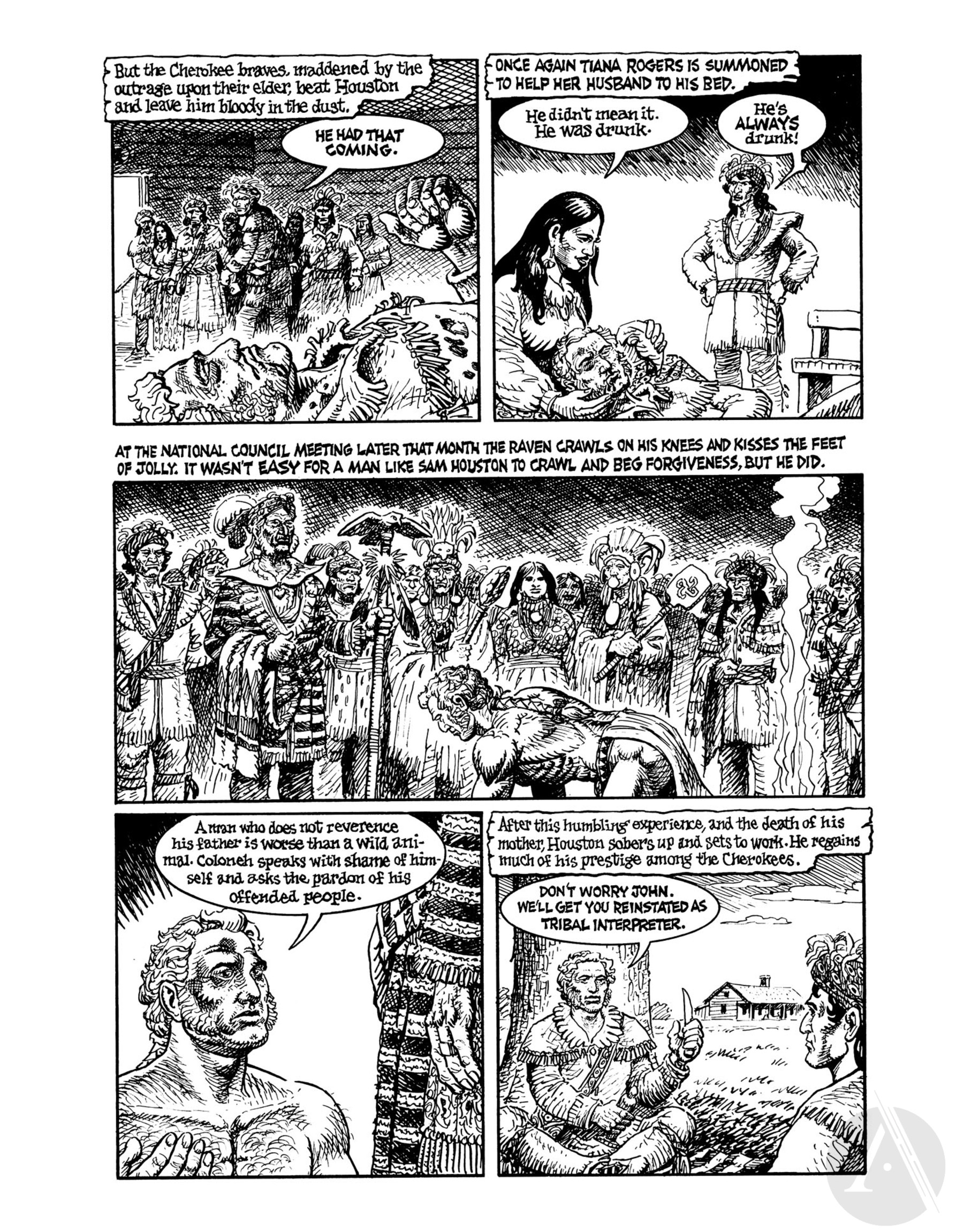 Read online Indian Lover: Sam Houston & the Cherokees comic -  Issue # TPB - 62