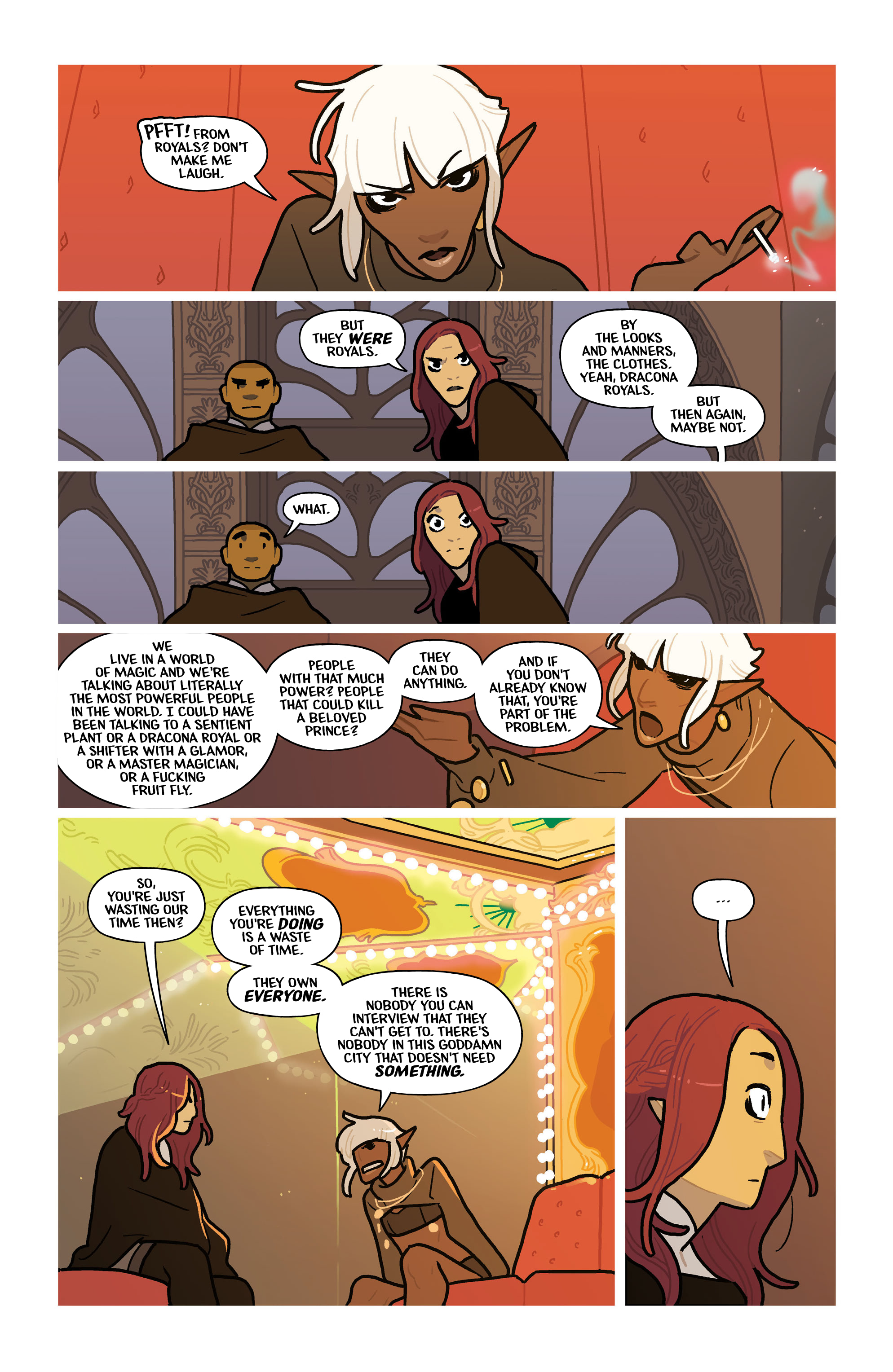 Read online Black Cloak comic -  Issue #3 - 19
