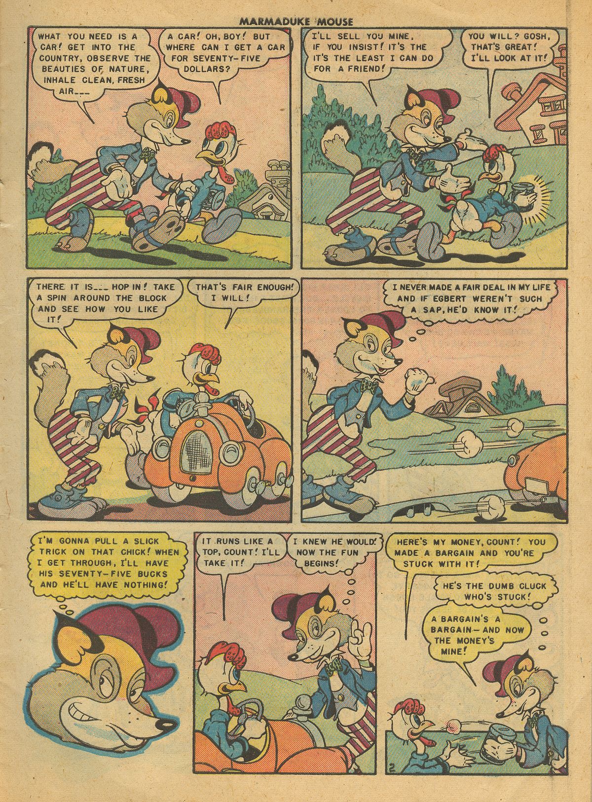Read online Marmaduke Mouse comic -  Issue #52 - 9