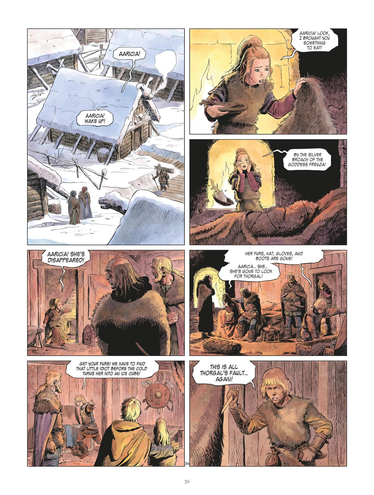 Read online The World of Thorgal: The Young Years comic -  Issue #1 - 36