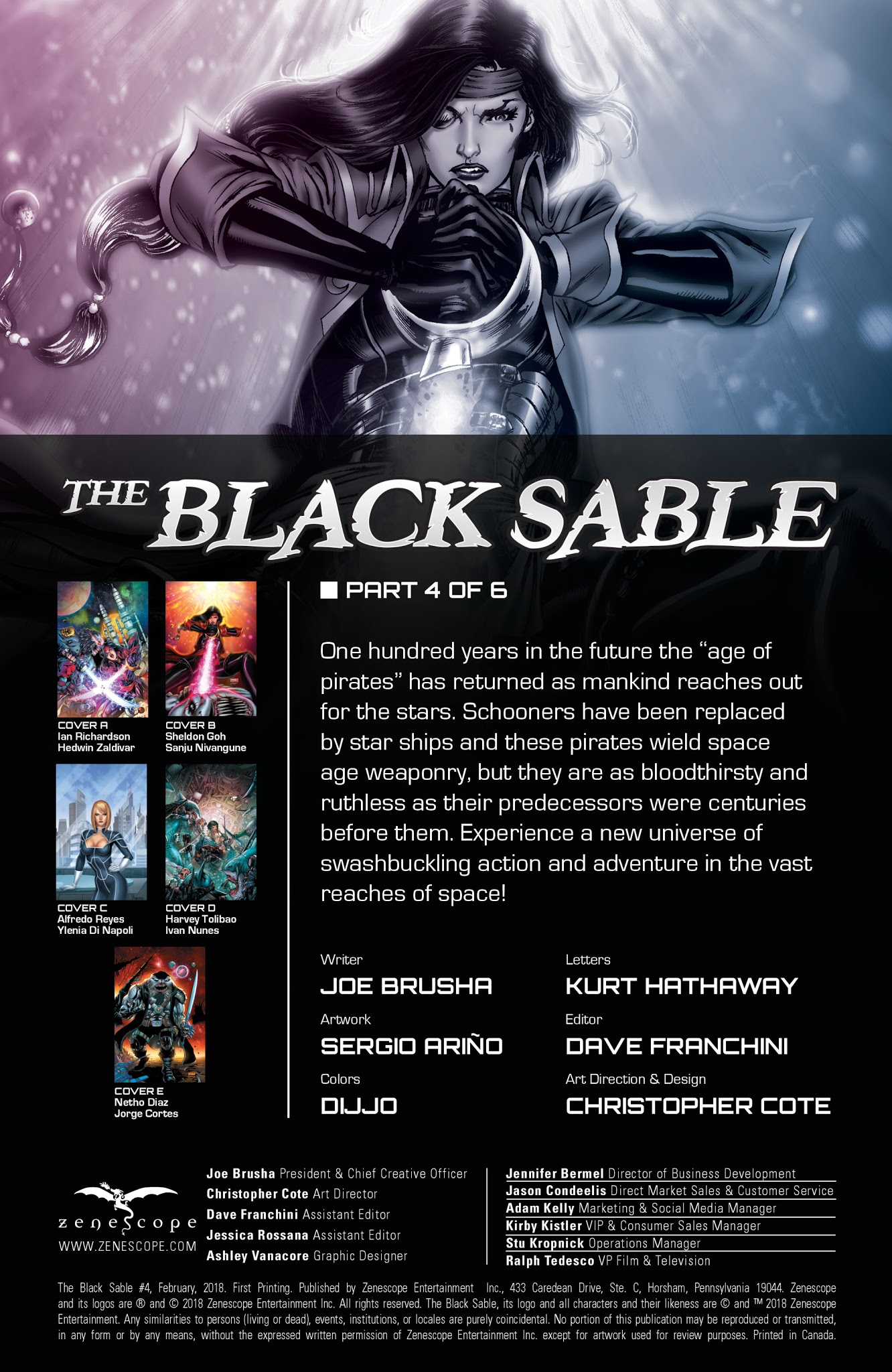 Read online The Black Sable comic -  Issue #4 - 2