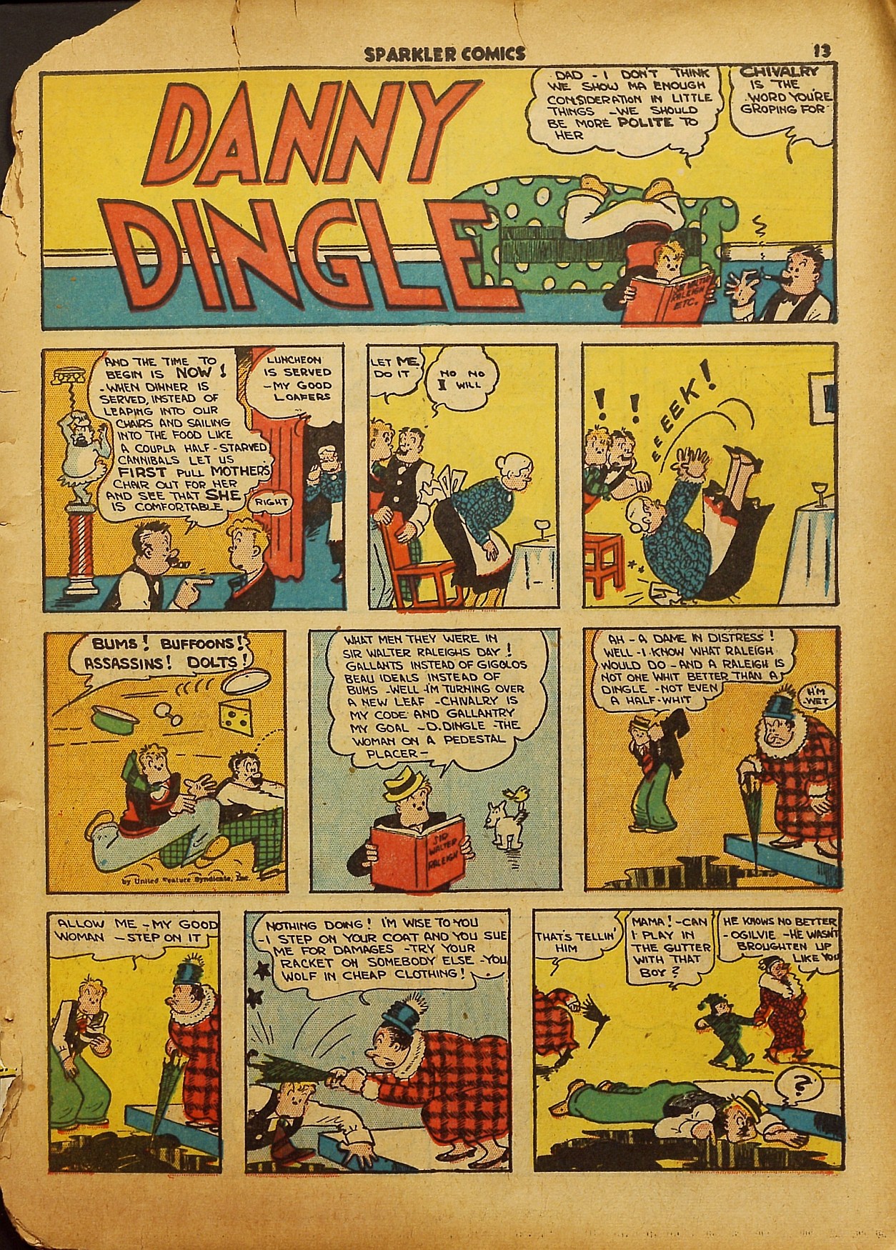 Read online Sparkler Comics comic -  Issue #1 - 16