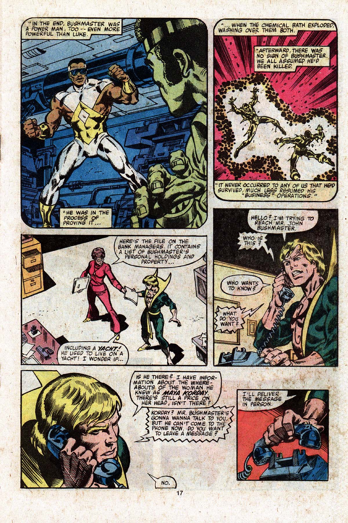 Read online Power Man and Iron Fist (1978) comic -  Issue #67 - 18