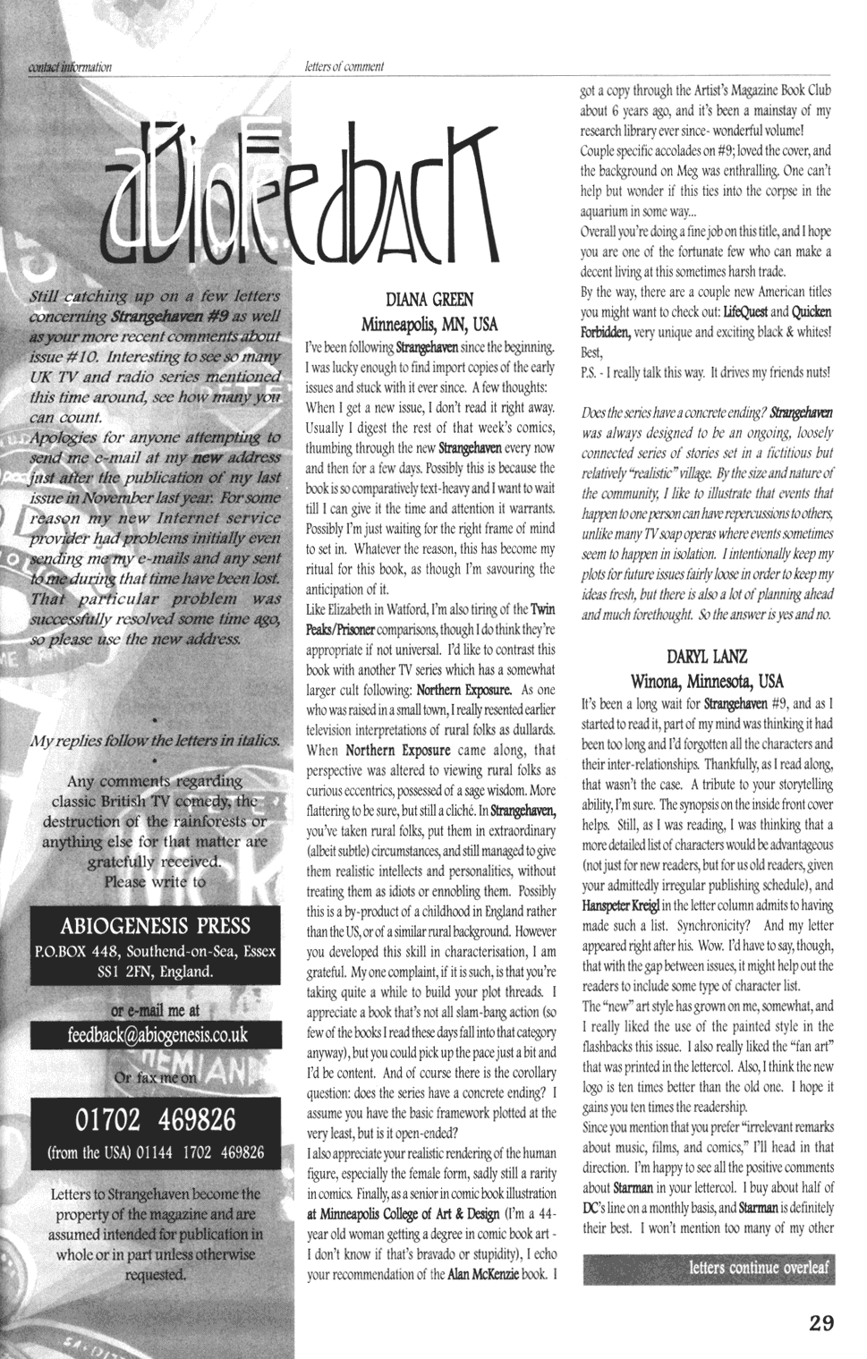 Read online Strangehaven comic -  Issue #11 - 29