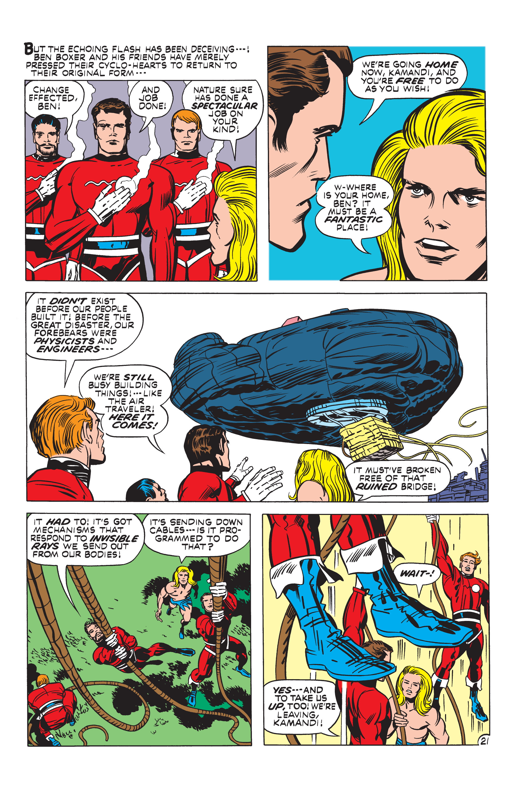 Read online Kamandi, The Last Boy On Earth comic -  Issue #2 - 21