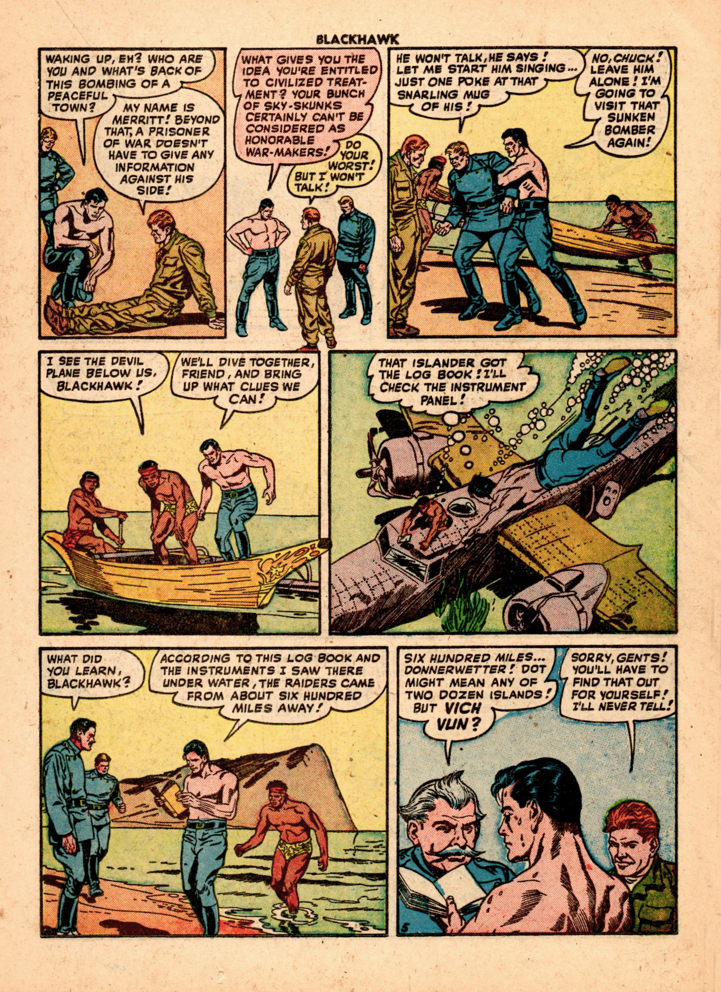 Read online Blackhawk (1957) comic -  Issue #21 - 19