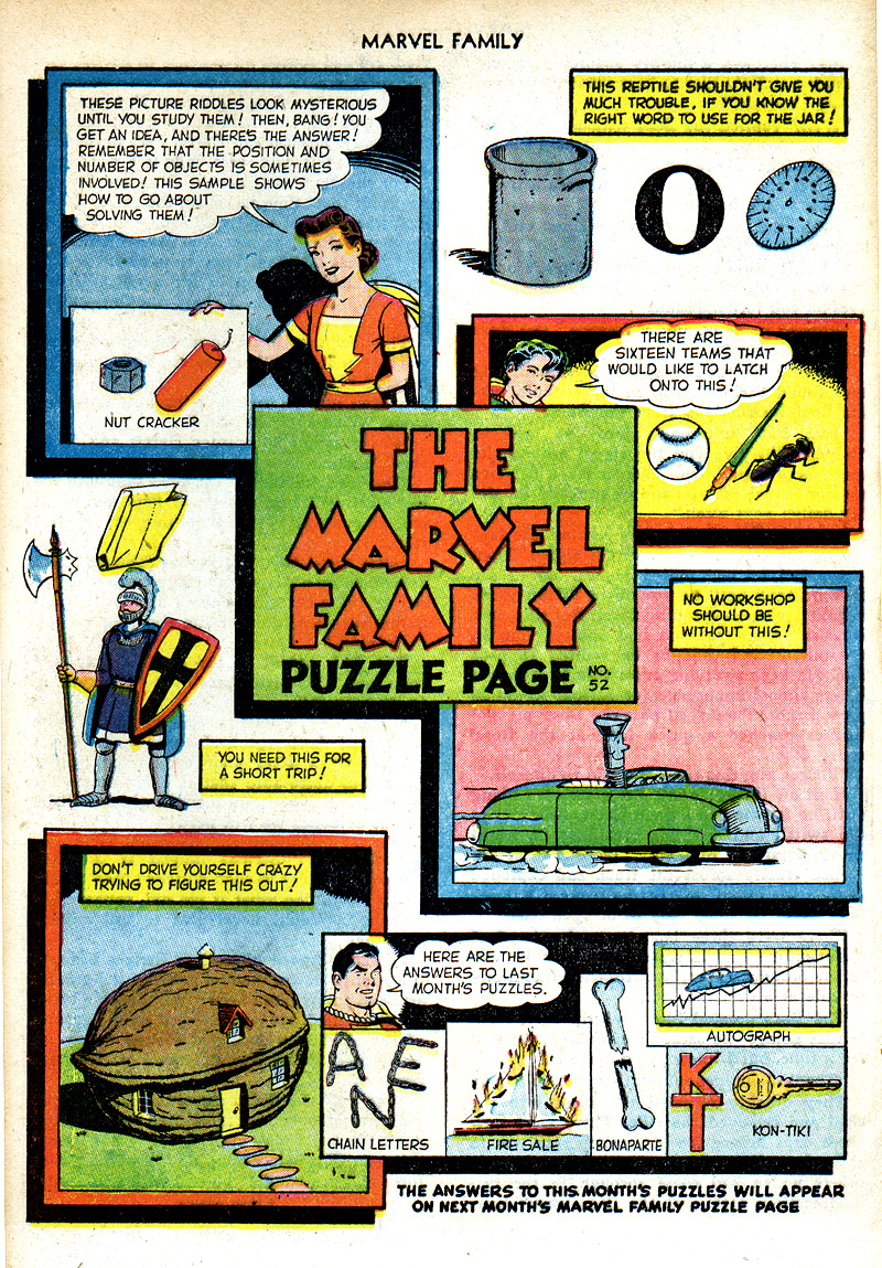 Read online The Marvel Family comic -  Issue #72 - 12