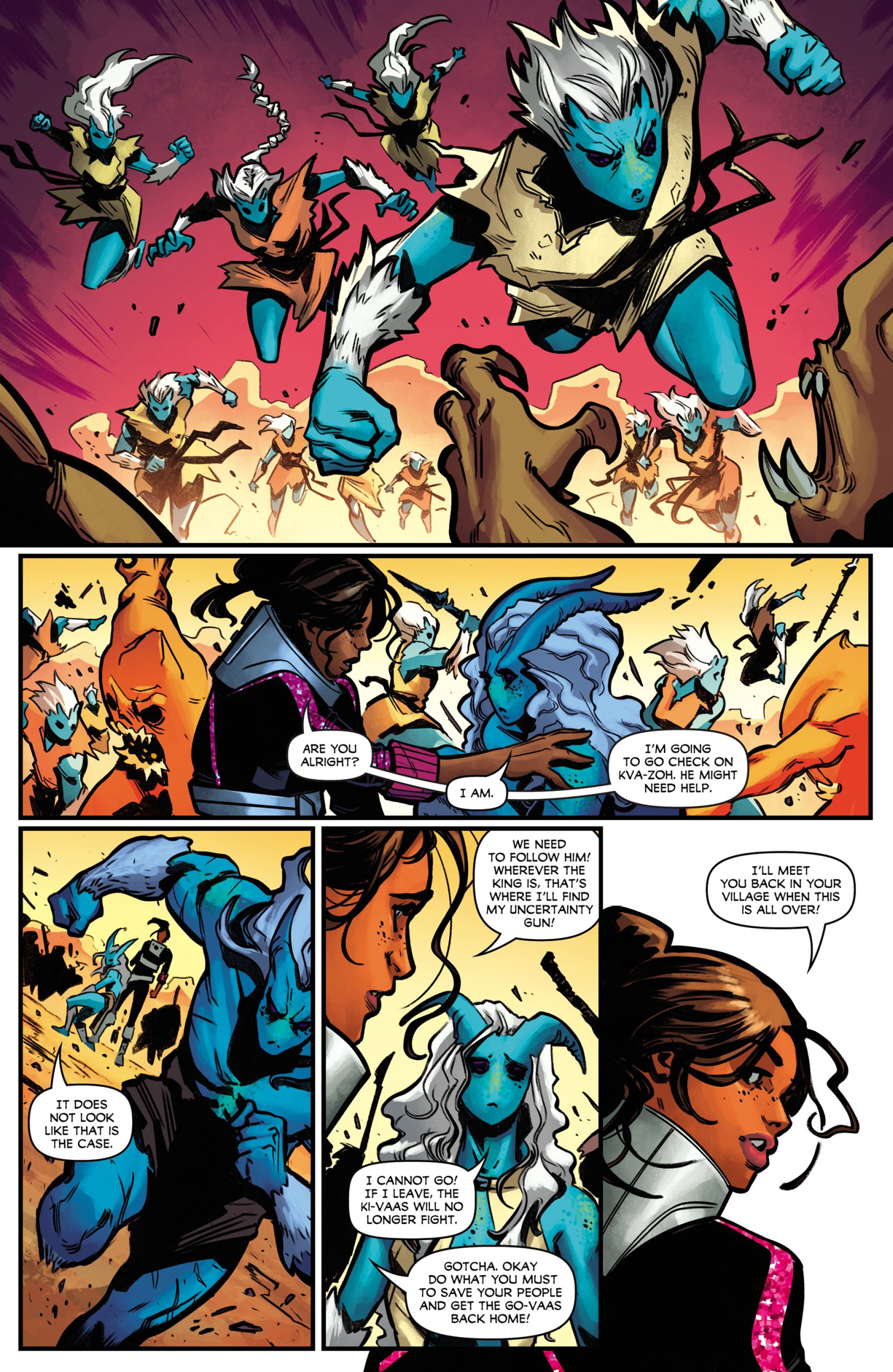 Read online Beyond the Farthest Star: Warriors of Zandar comic -  Issue #4 - 11