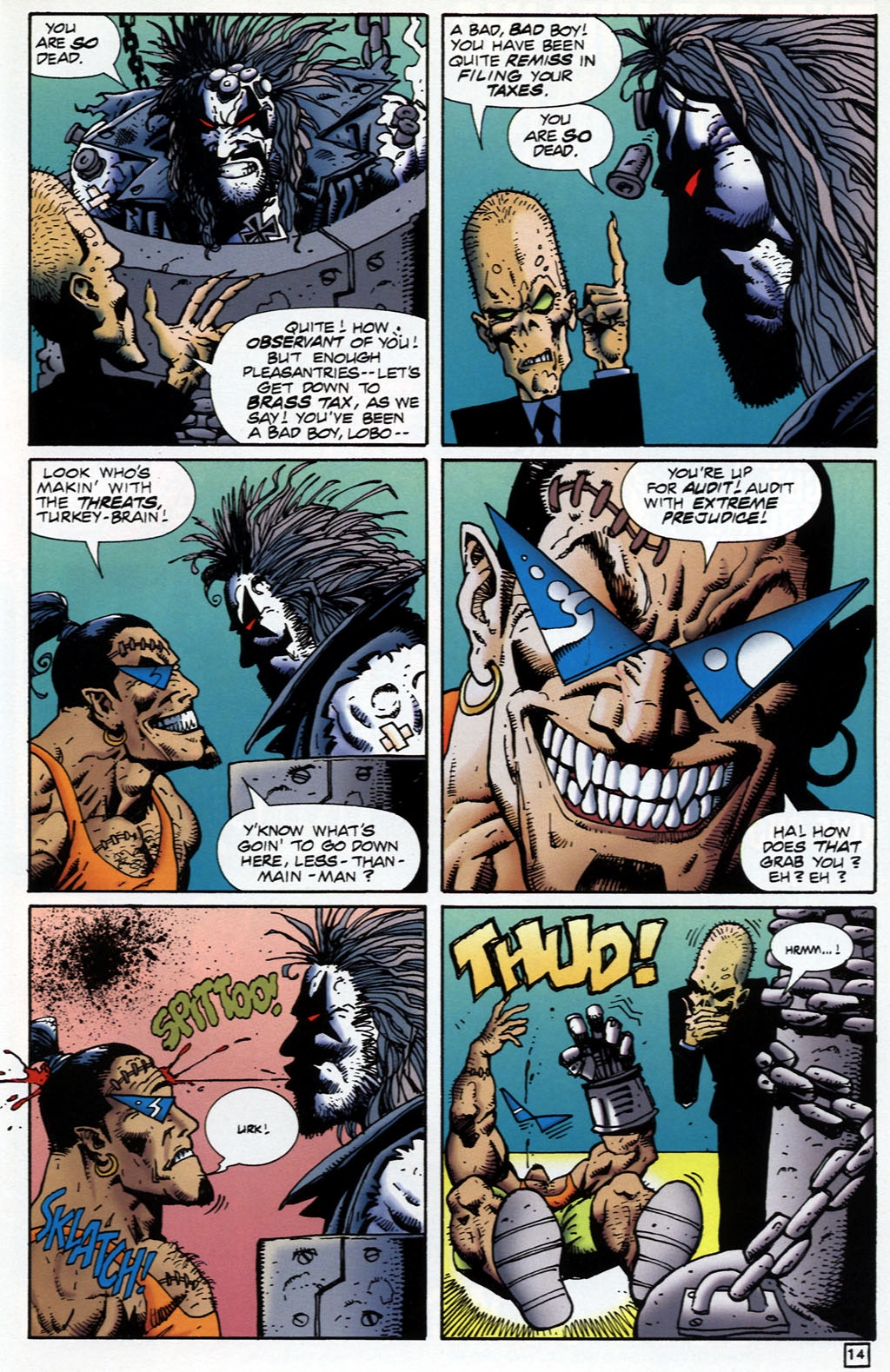 Read online Lobo: Death and Taxes comic -  Issue #3 - 14