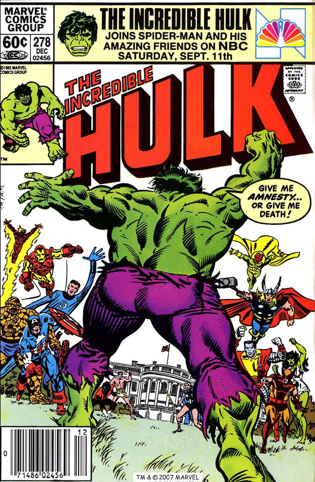 Read online The Incredible Hulk (1968) comic -  Issue #278 - 1