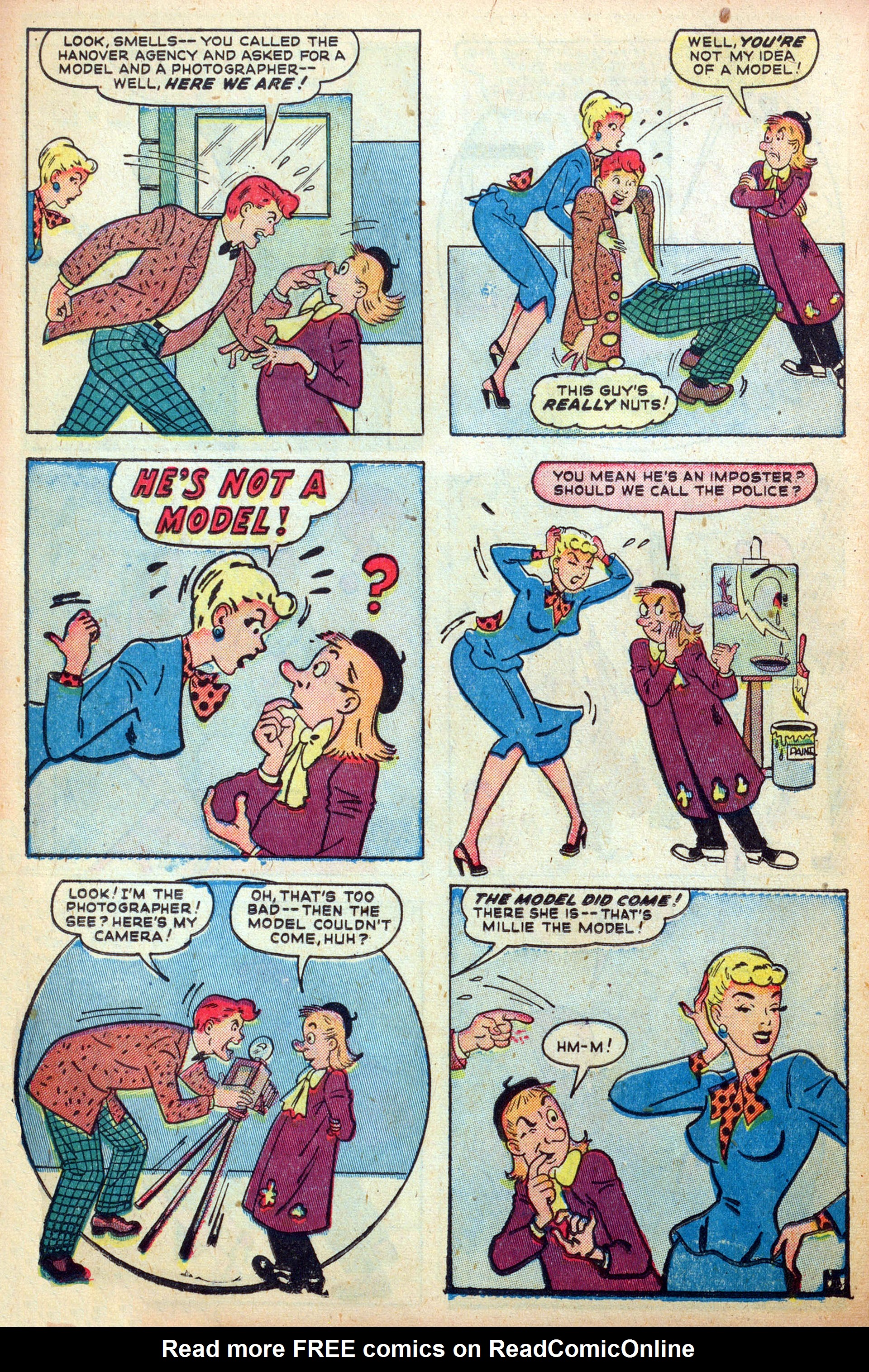 Read online Millie the Model comic -  Issue #17 - 36