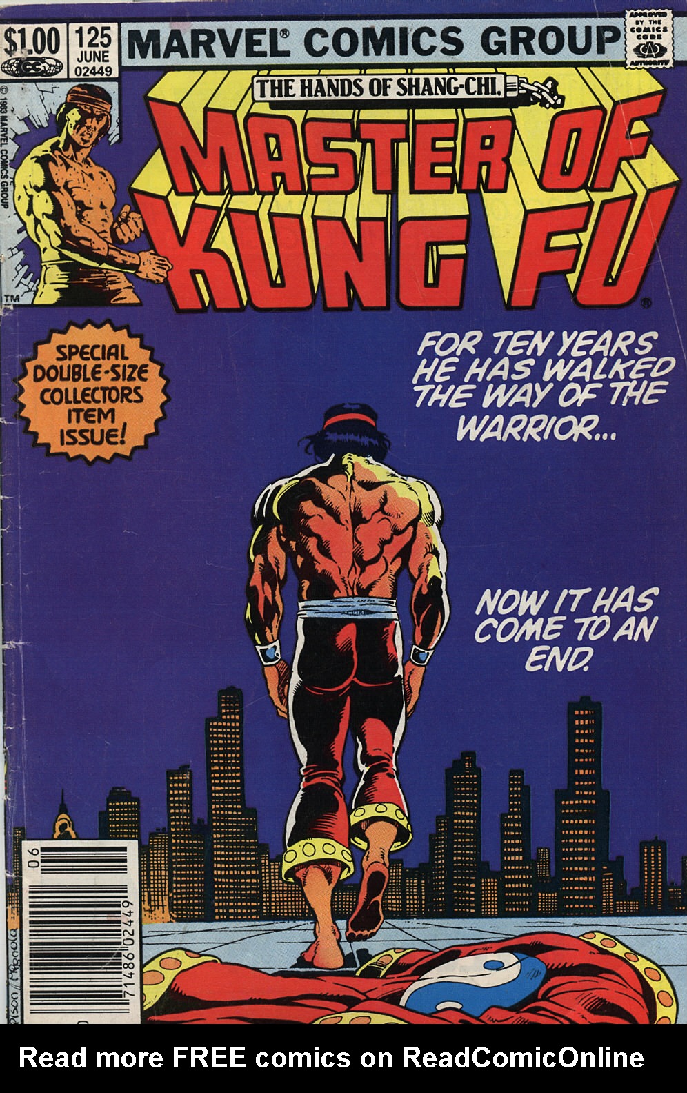 Read online Master of Kung Fu (1974) comic -  Issue #125 - 1