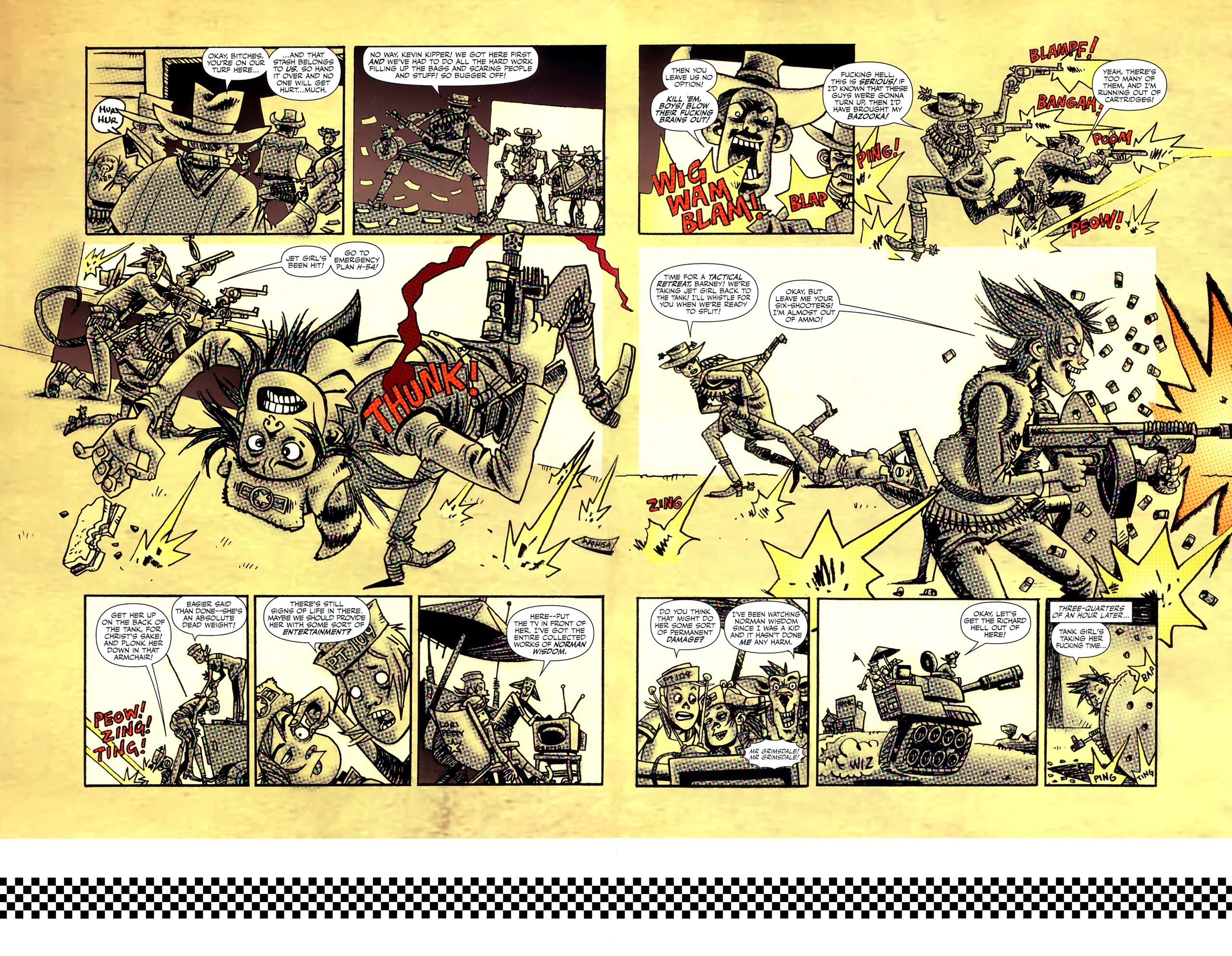 Read online Tank Girl: Skidmarks comic -  Issue #4 - 7