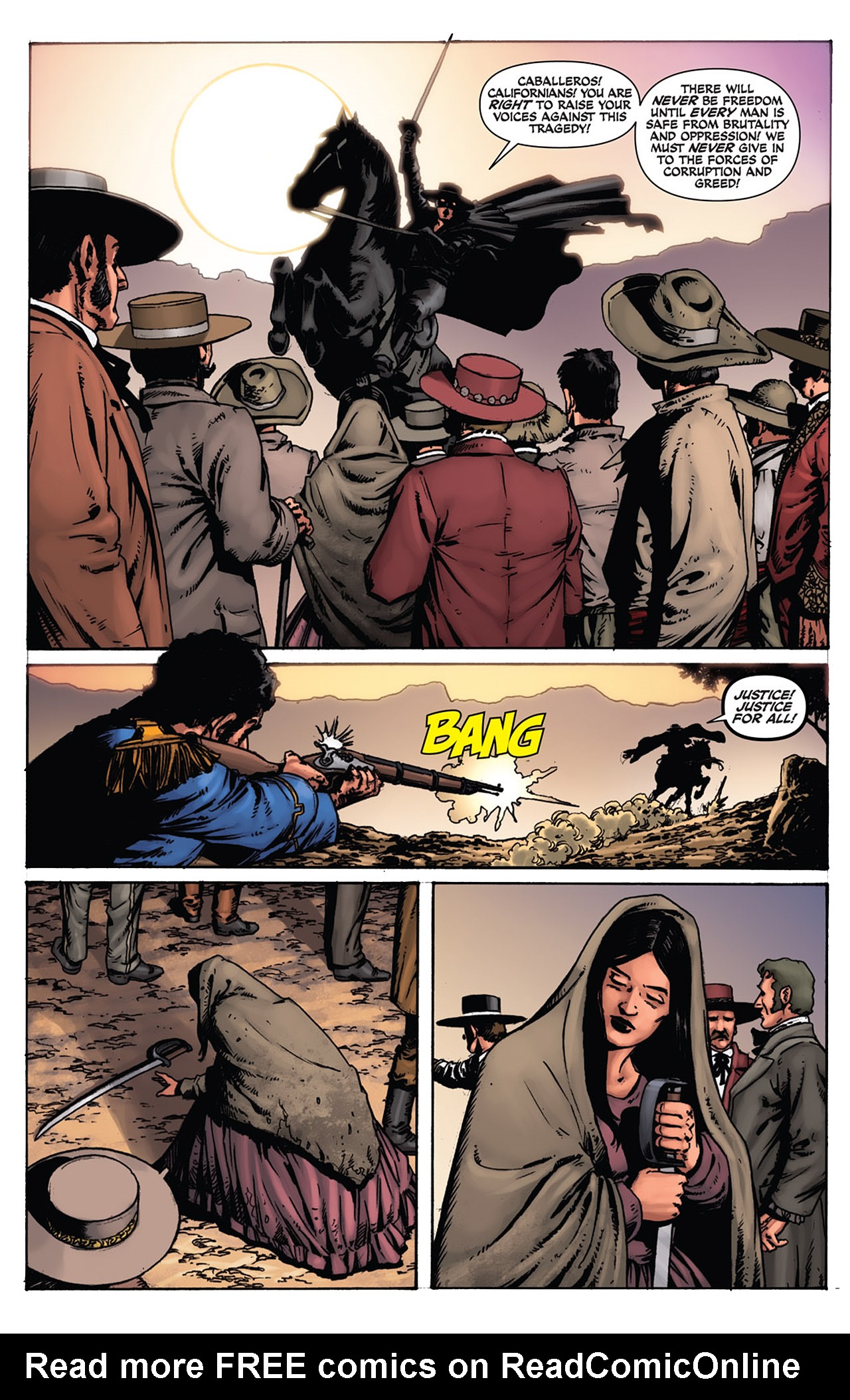 Read online Zorro Rides Again comic -  Issue #6 - 12