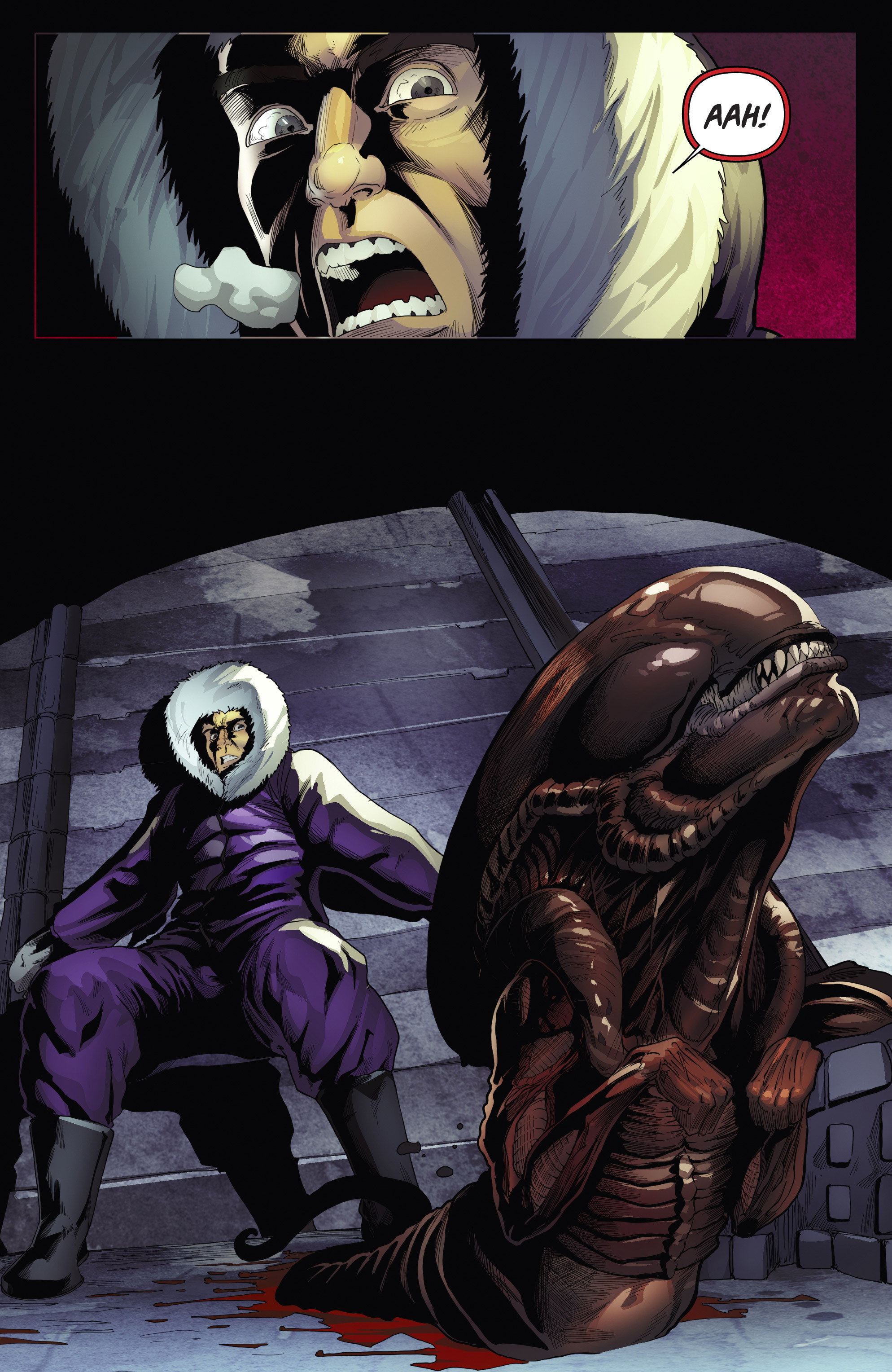 Read online Aliens/Vampirella comic -  Issue #2 - 4