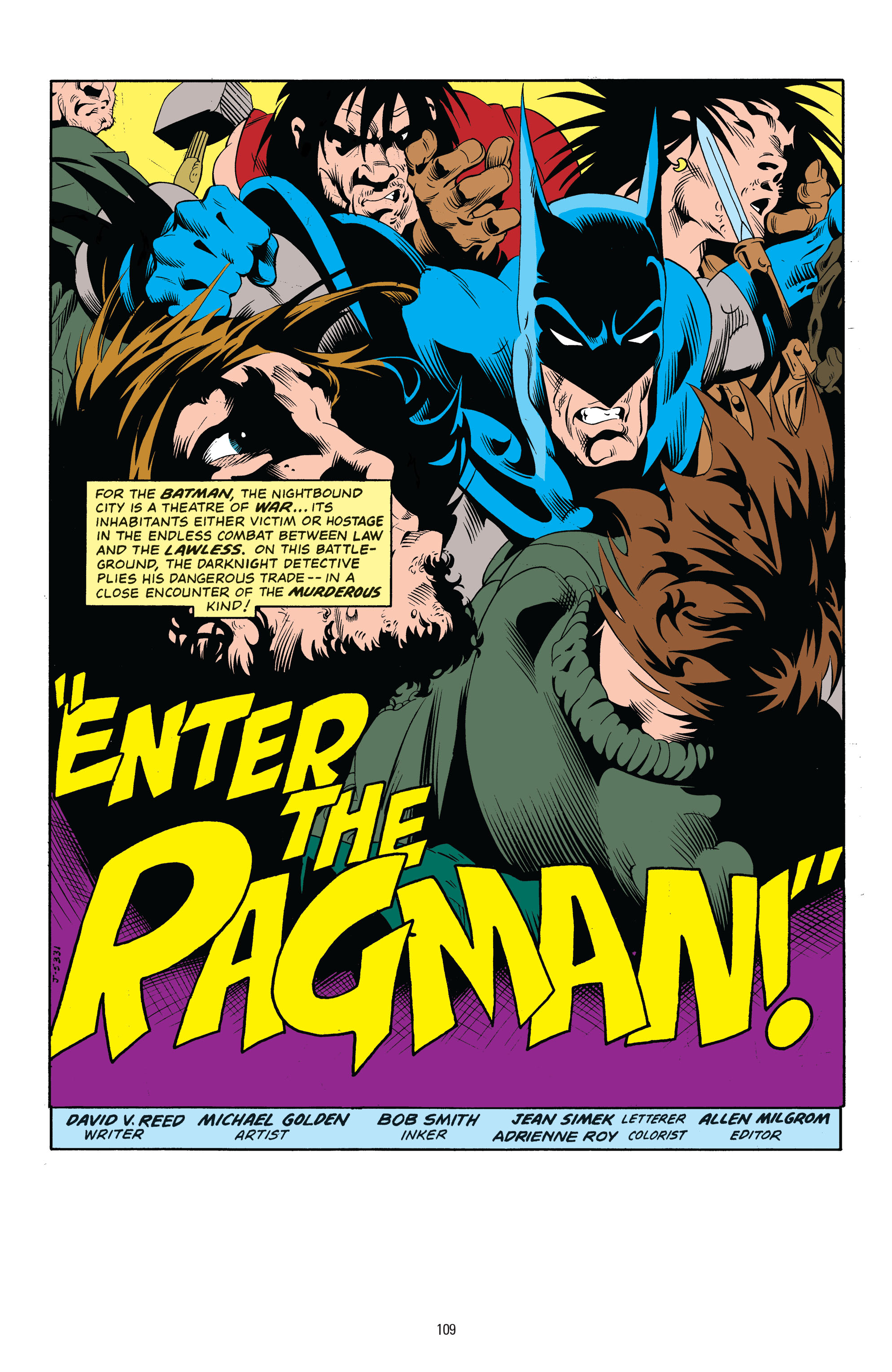 Read online Legends of the Dark Knight: Michael Golden comic -  Issue # TPB (Part 2) - 8